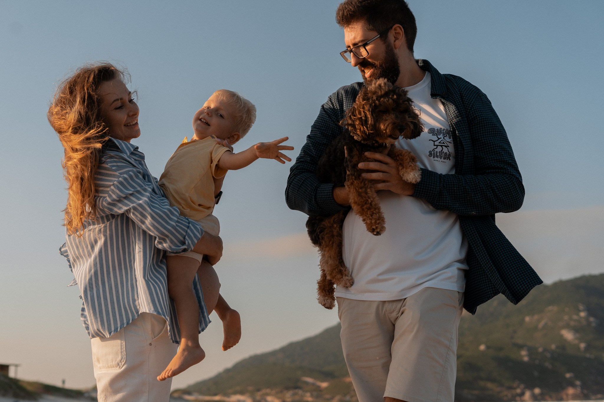 Алина, Кирилл и Максим. Русский фотограф во Флорианополисе | Лена Муни | Беременность, новорожденные, семья