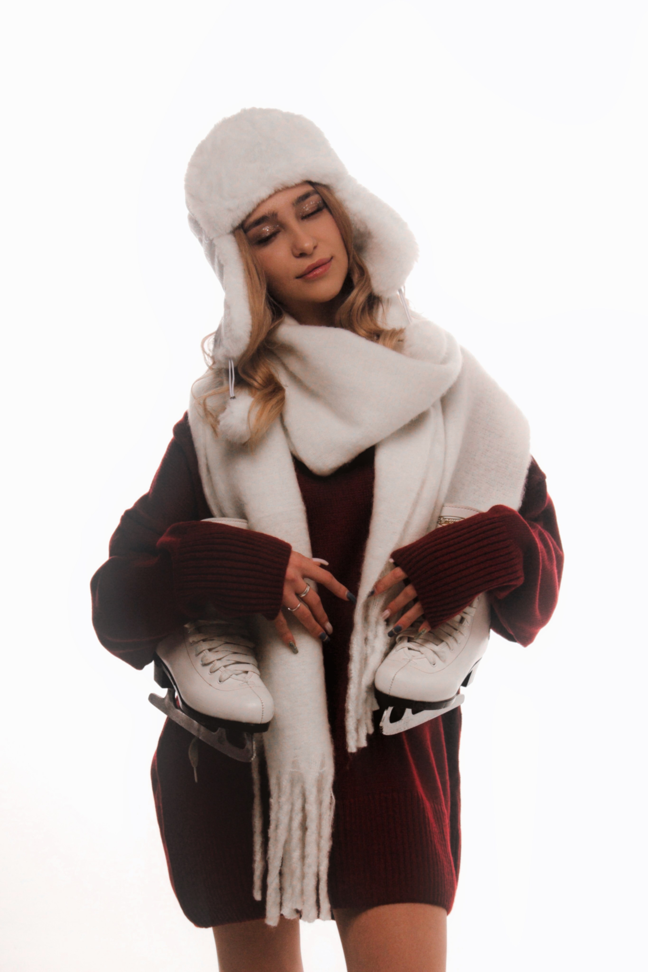 Творческая фотосессия в студии: зимний контент с уникальным стилем. Фотограф в городе Самара. Алёна Пинчук