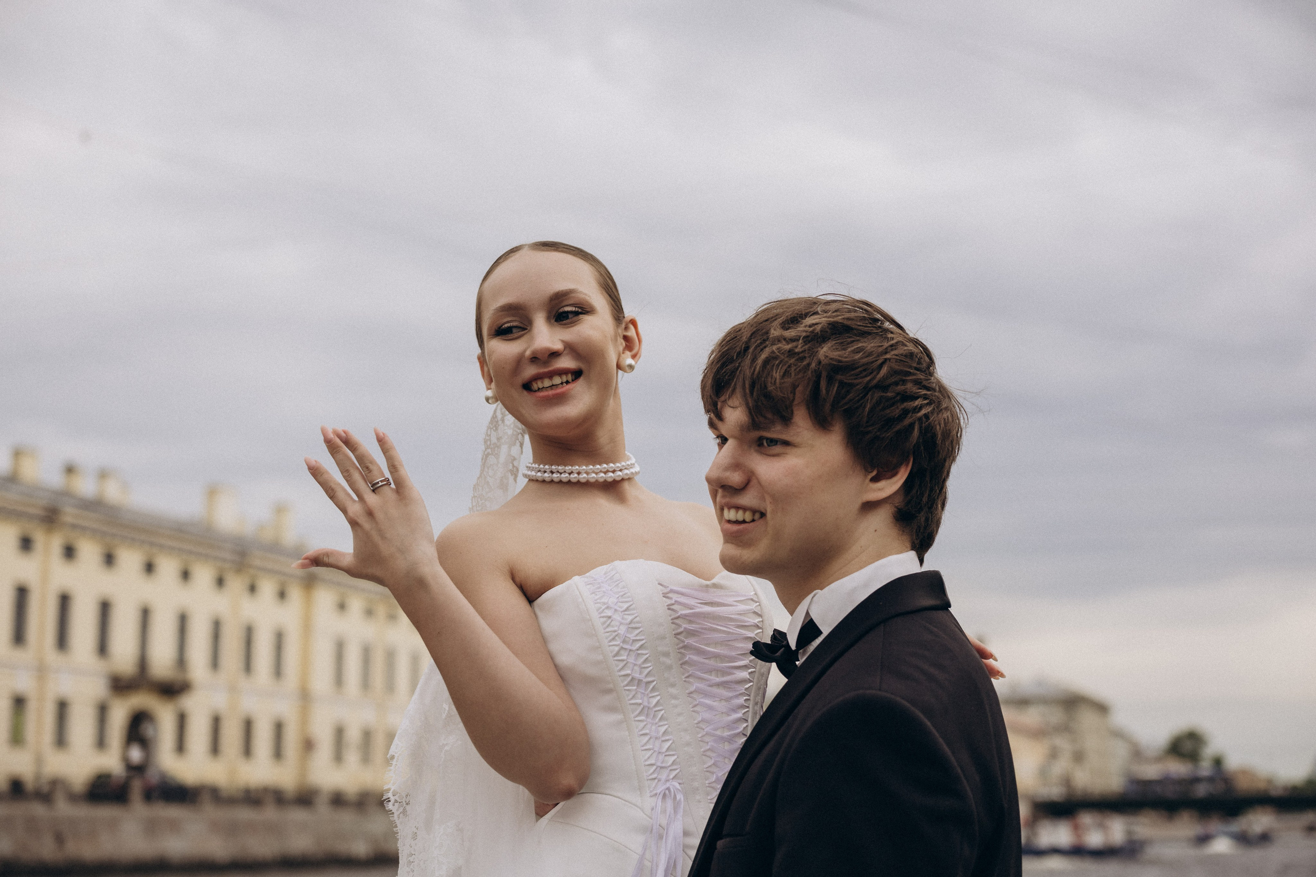Свадебная прогулка на катере. Семейный и свадебный фотограф в Санкт-Петербурге Екатерина Васильева