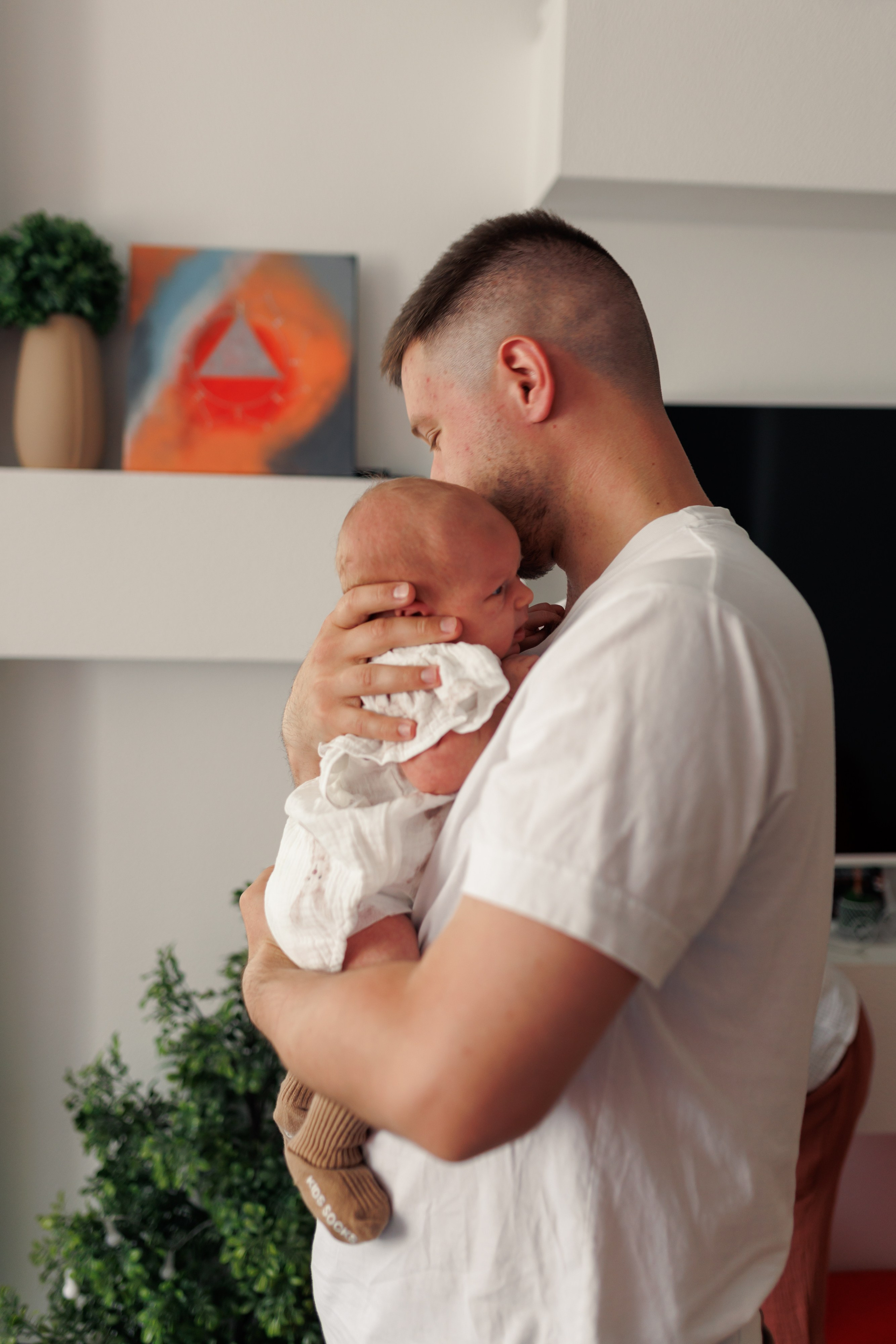 Семейная фотосессия для новорожденного. Фотограф Валерия Горбунова Подольск Бутово Видное Щербинка