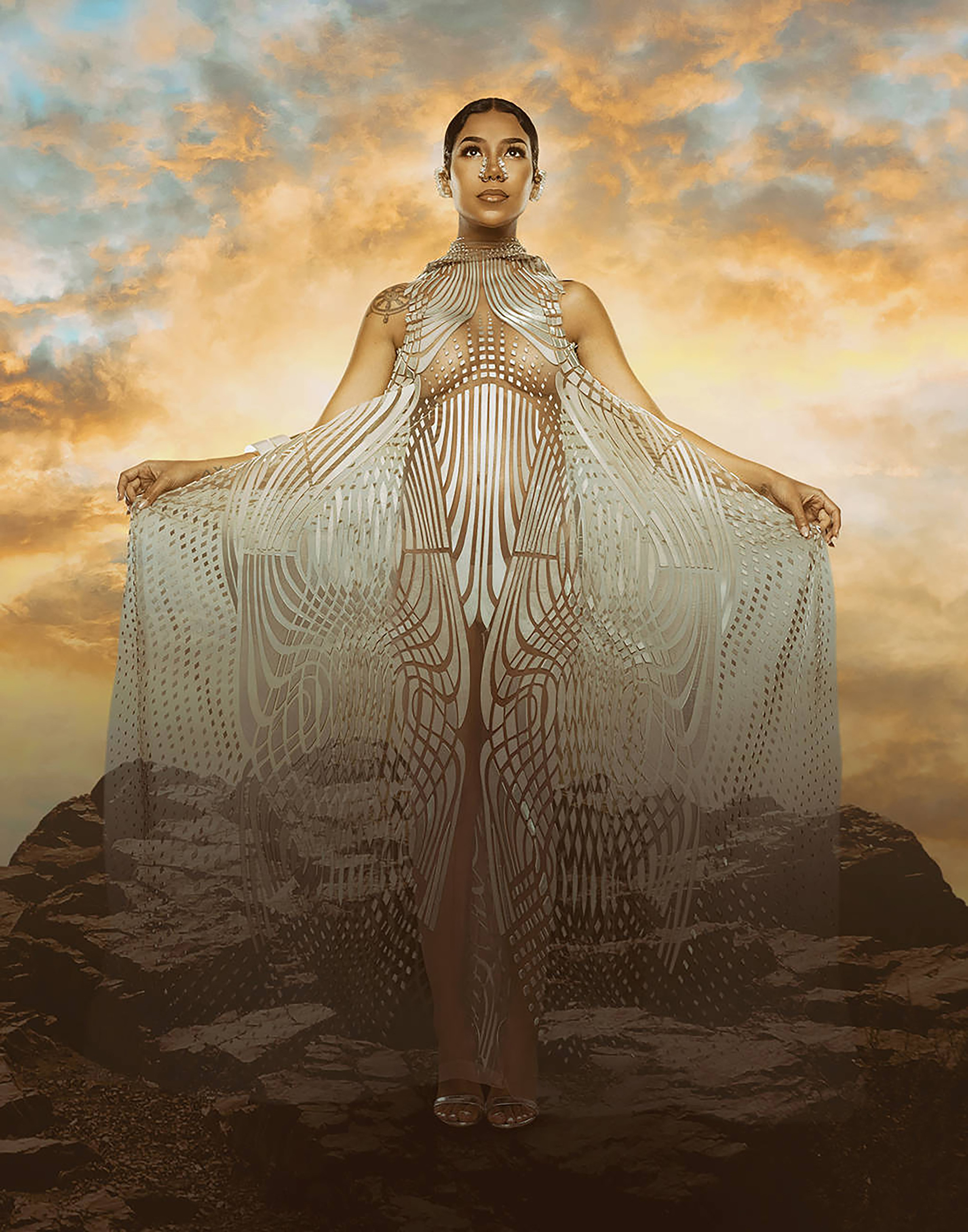 Jhene Aiko. Профессиональный ретушер Елена Ситник