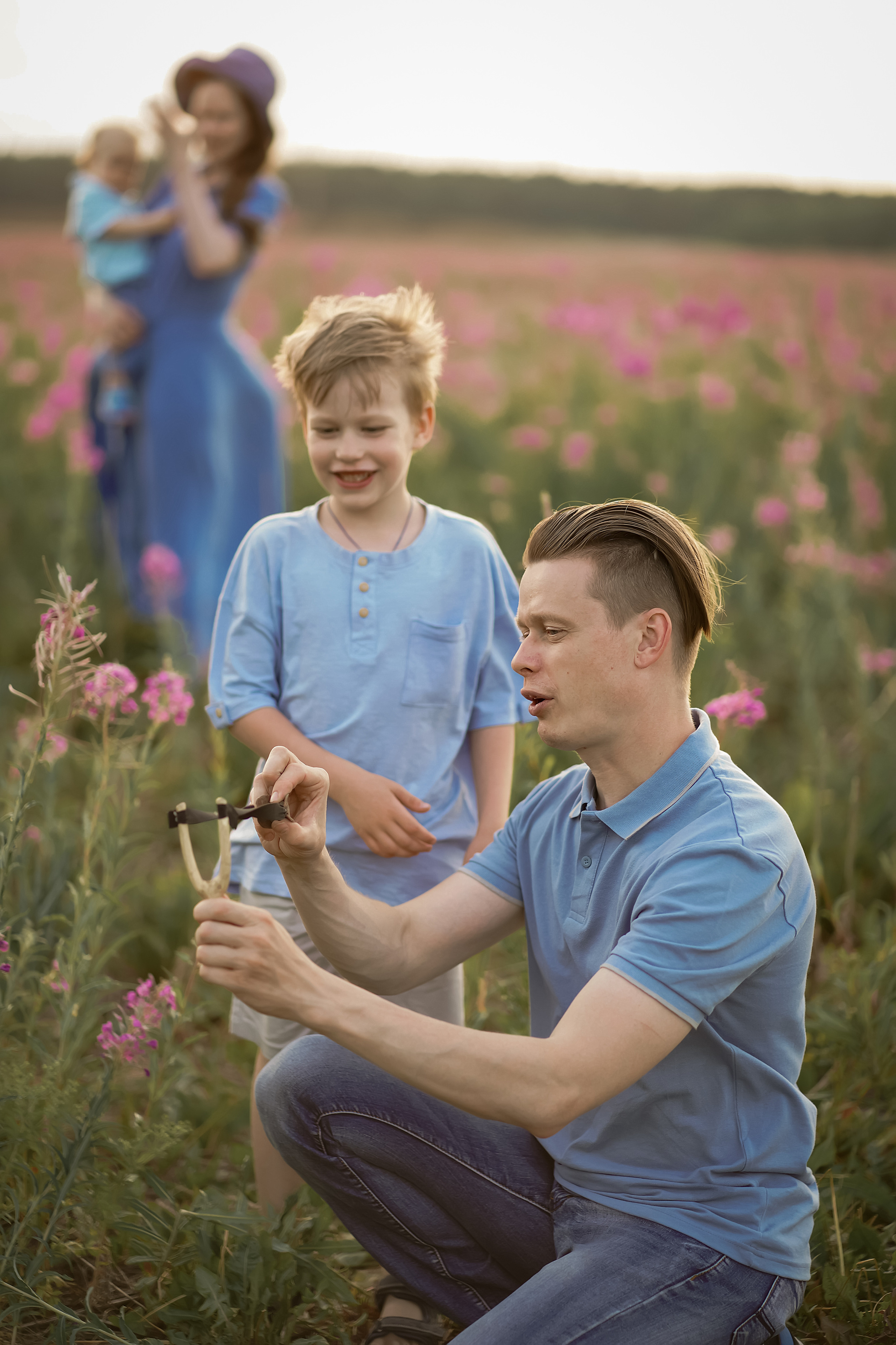 В поле Иван-чая. Фотограф Татьяна Митрофанова