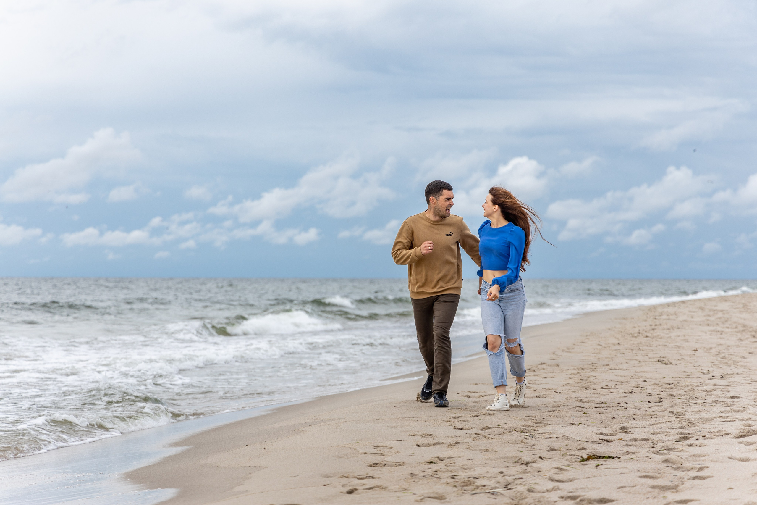 Сергей и Алина | Янтарный. Фотограф Елена Медок Калининград