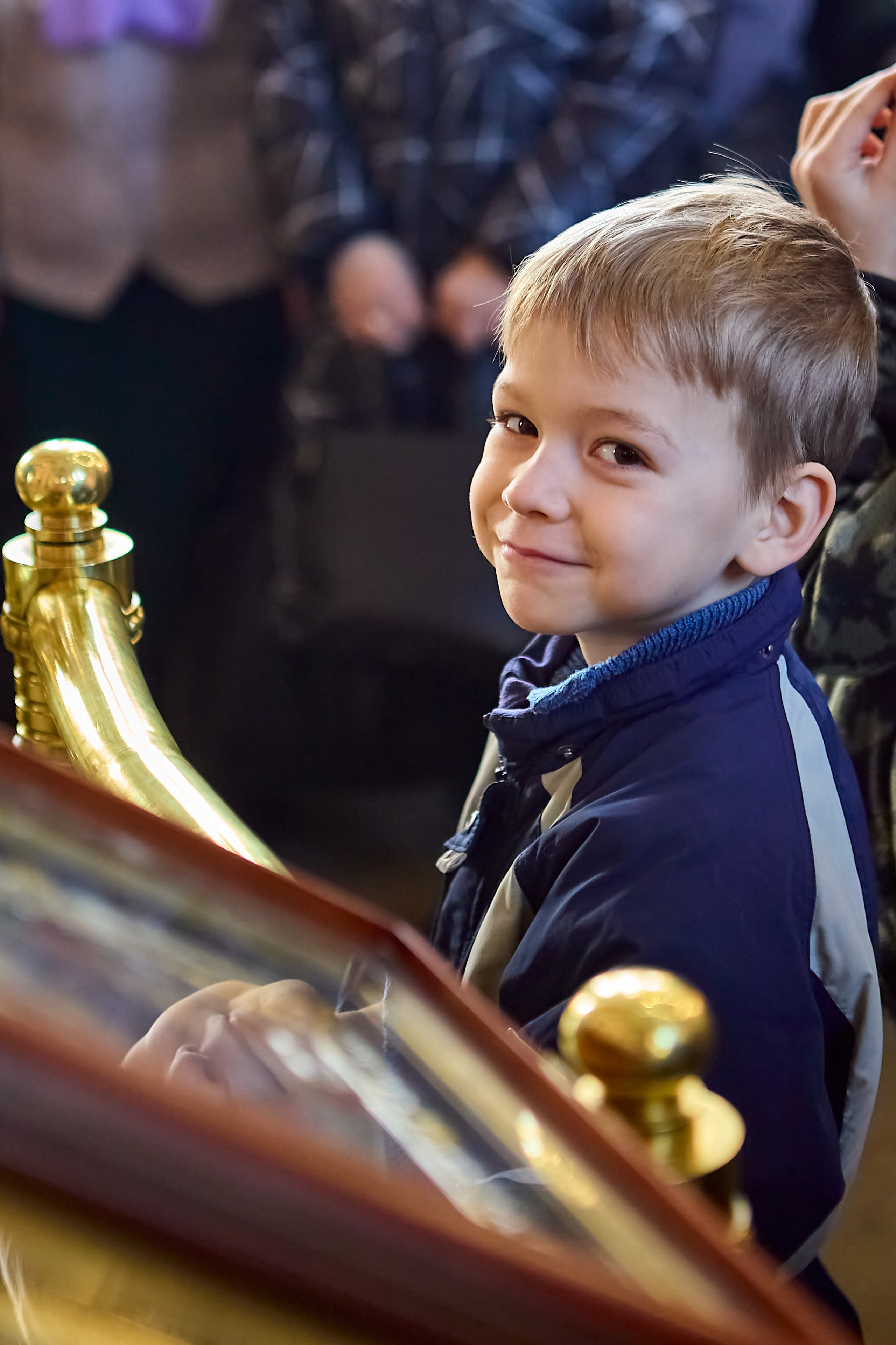 Детский портрет на празднике в храме