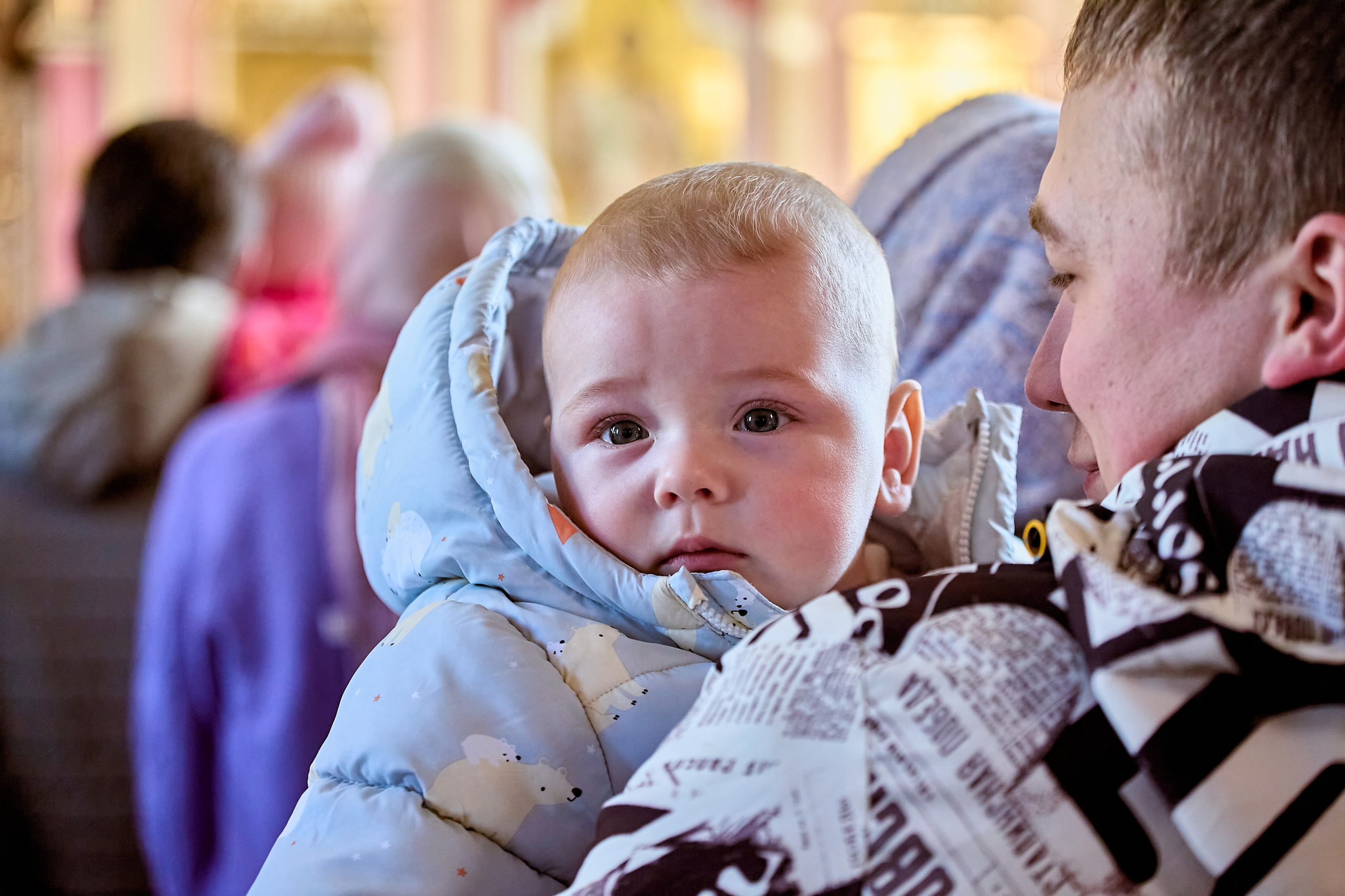 Дети в храме на Божественной Литургии