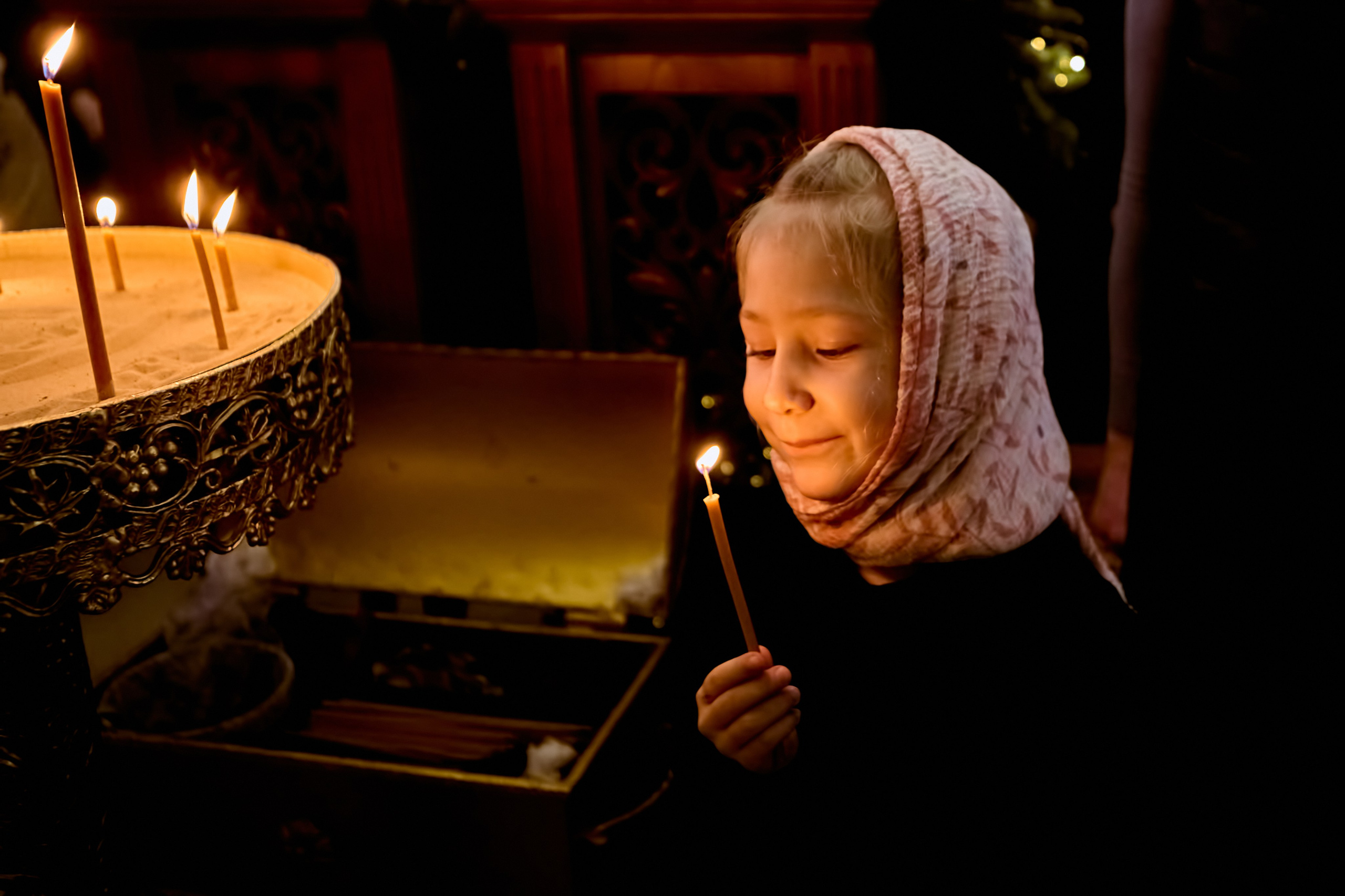 Воскресная Литургия в храме 12 января 2025 г