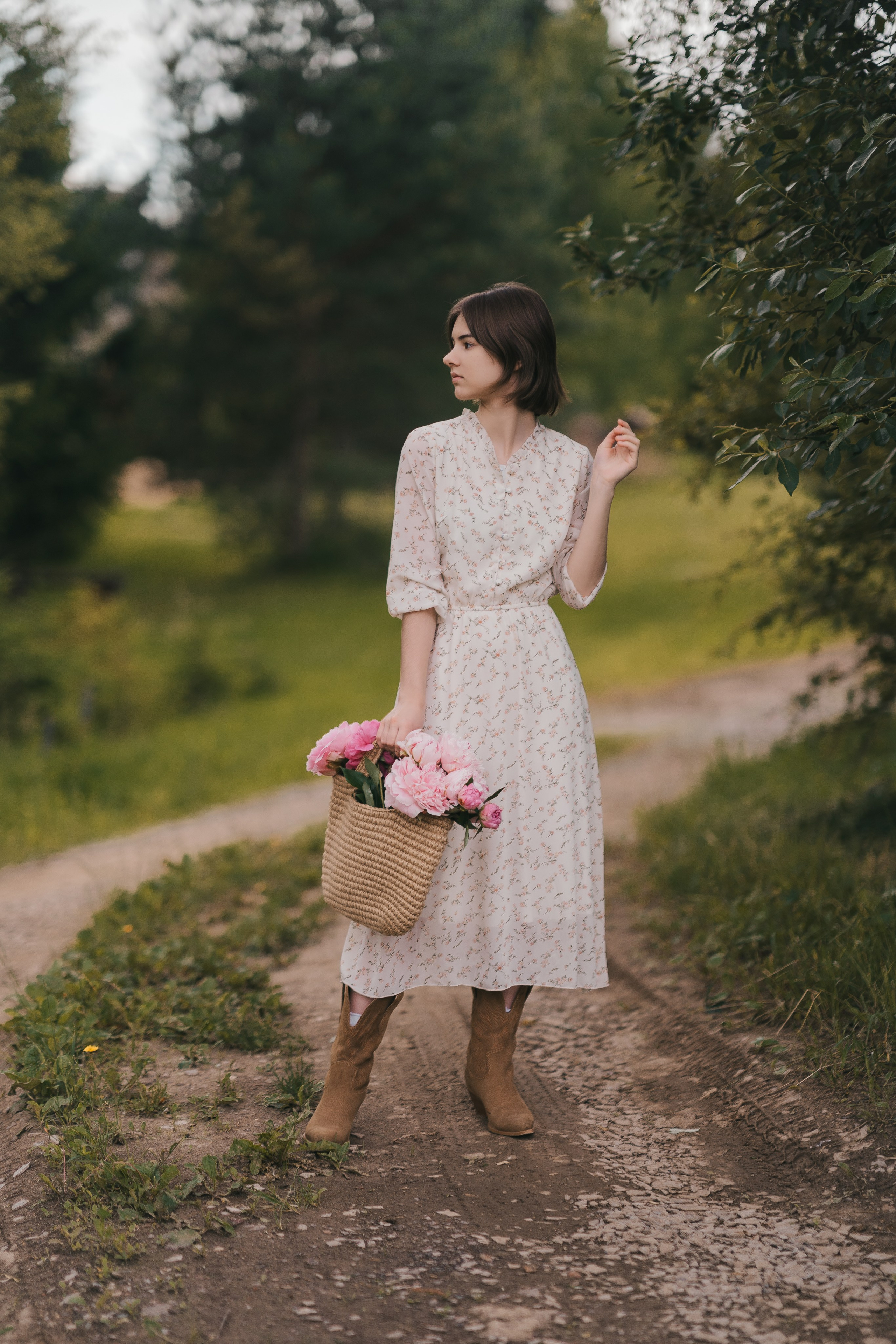 Маша и пионы. Семейный и детский фотограф в Сергиев Посаде, Хотьково Якимчук Любовь