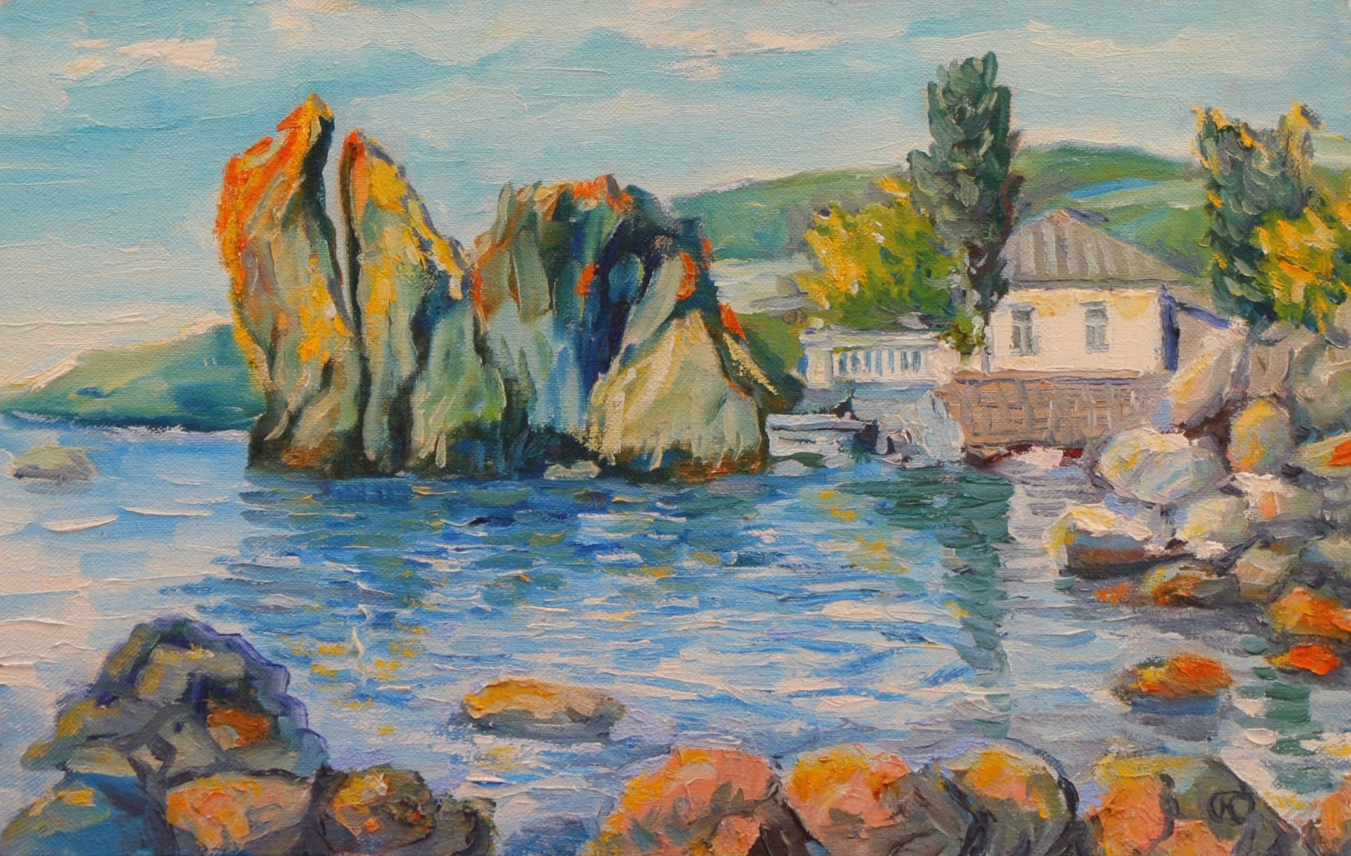 Морские пейзажи. Продажа картин маслом на холсте в г. Ялта