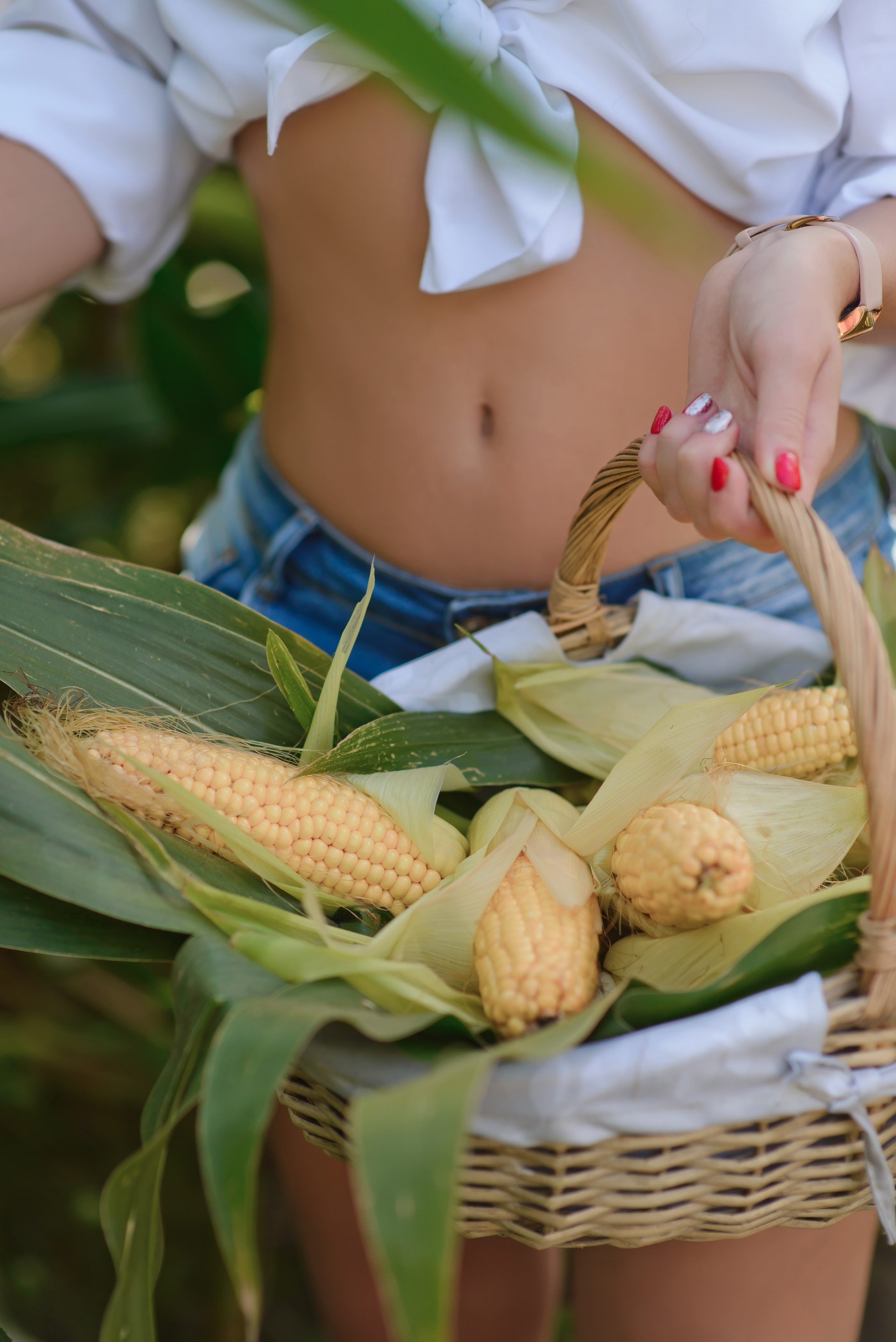 Фотосессия девушки в кукурузе. Свадебный фотограф  Калининград | Москва|