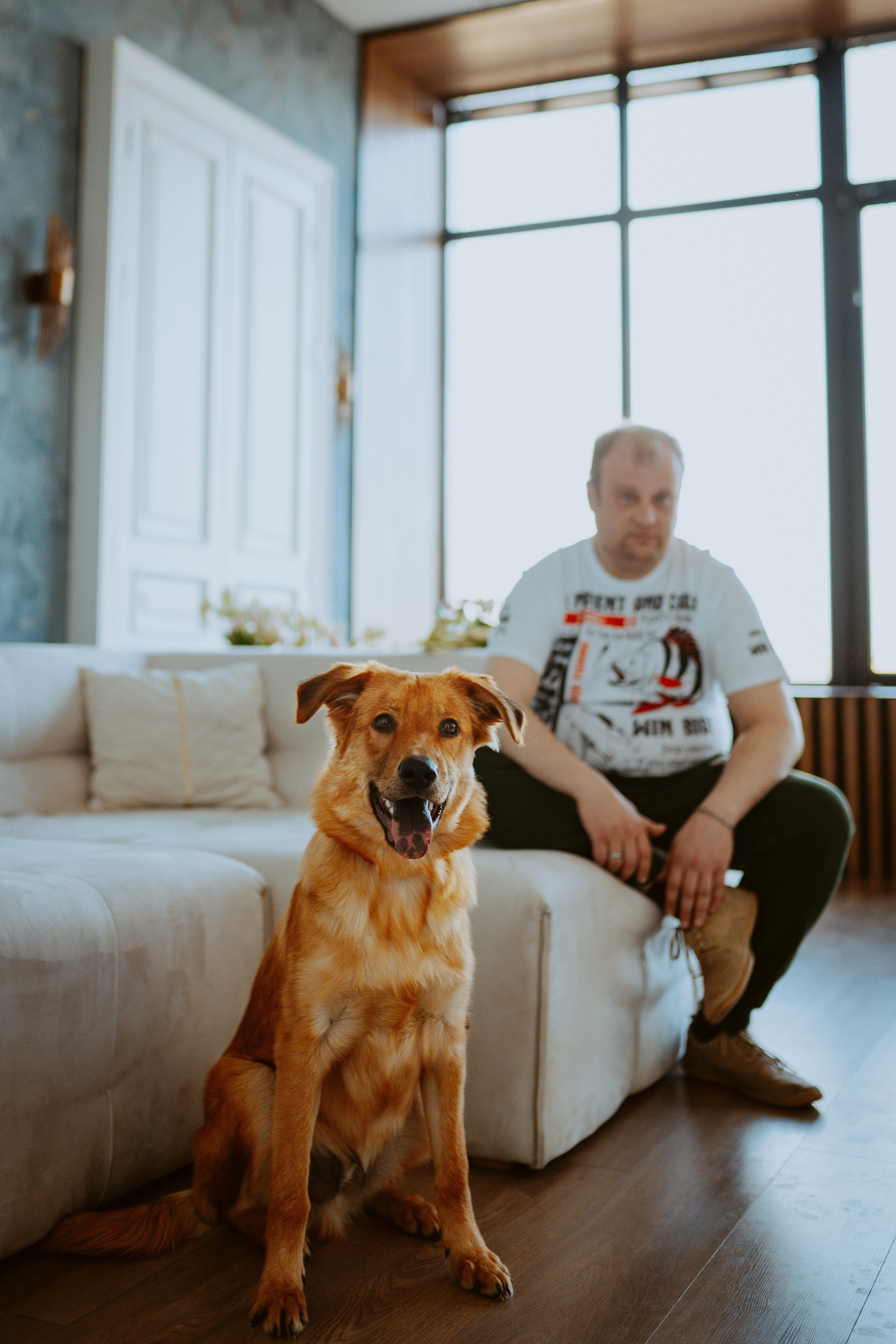 Рэй, Кузя, Ольга и Александр. Фотограф анималист в Спб недорого Олеся Майорова