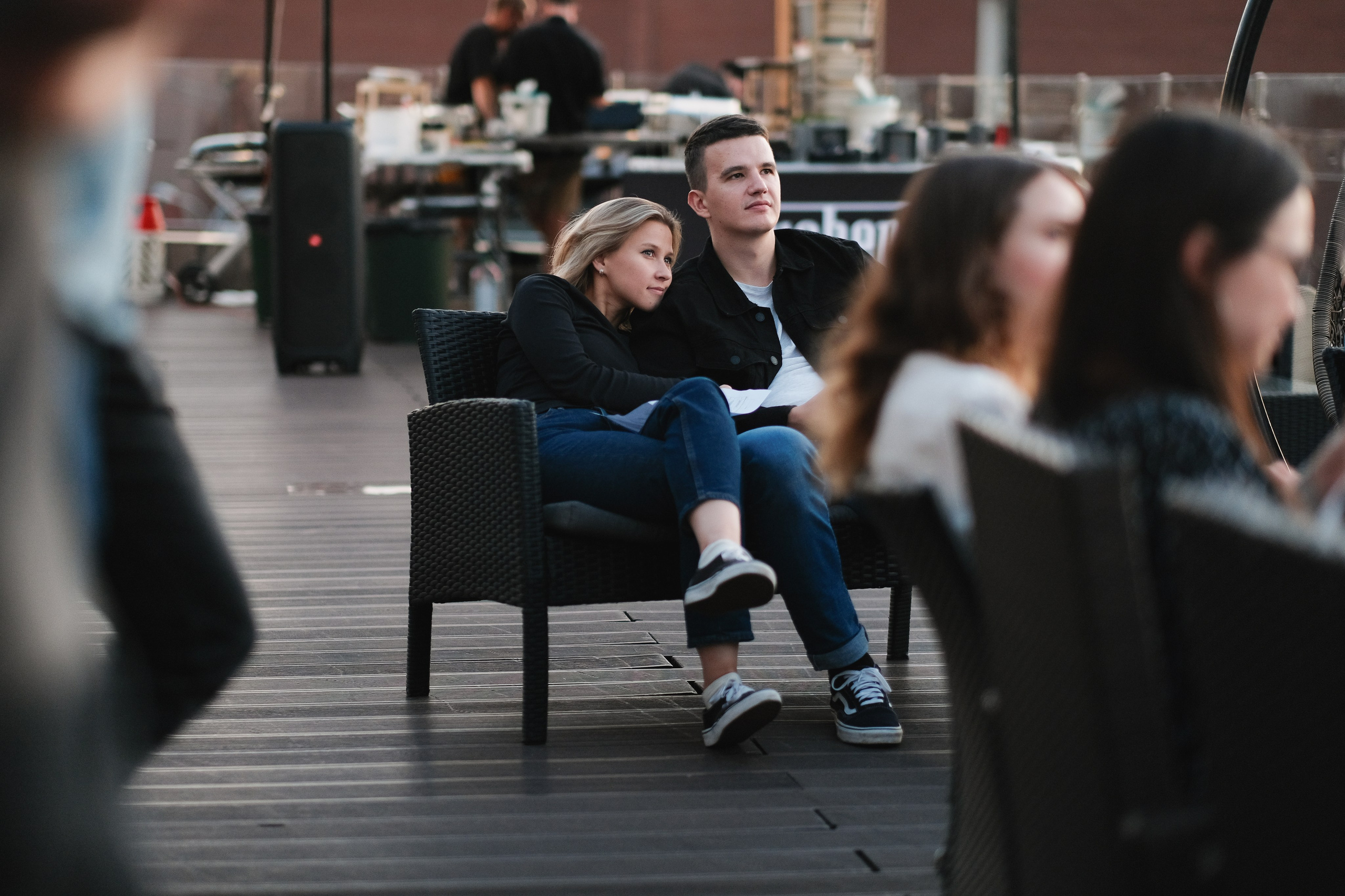 Вечеринка на крыше в Москве. Фотограф Михаил Ерохин | Москва