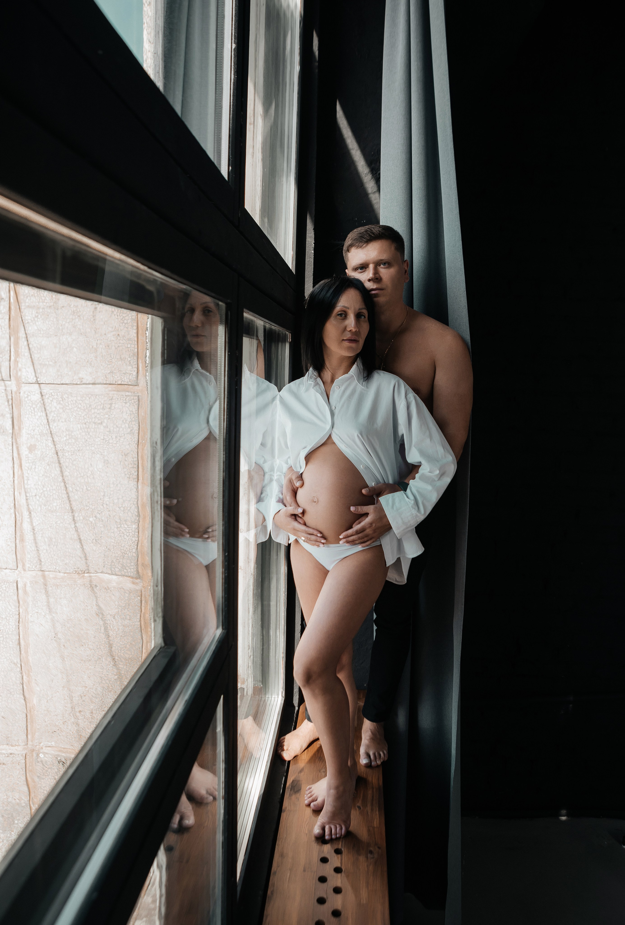 Семейная фотосессия в фотостудии. Свадебный и семейный фотограф Ибрагимова Мария из Екатеринбурга