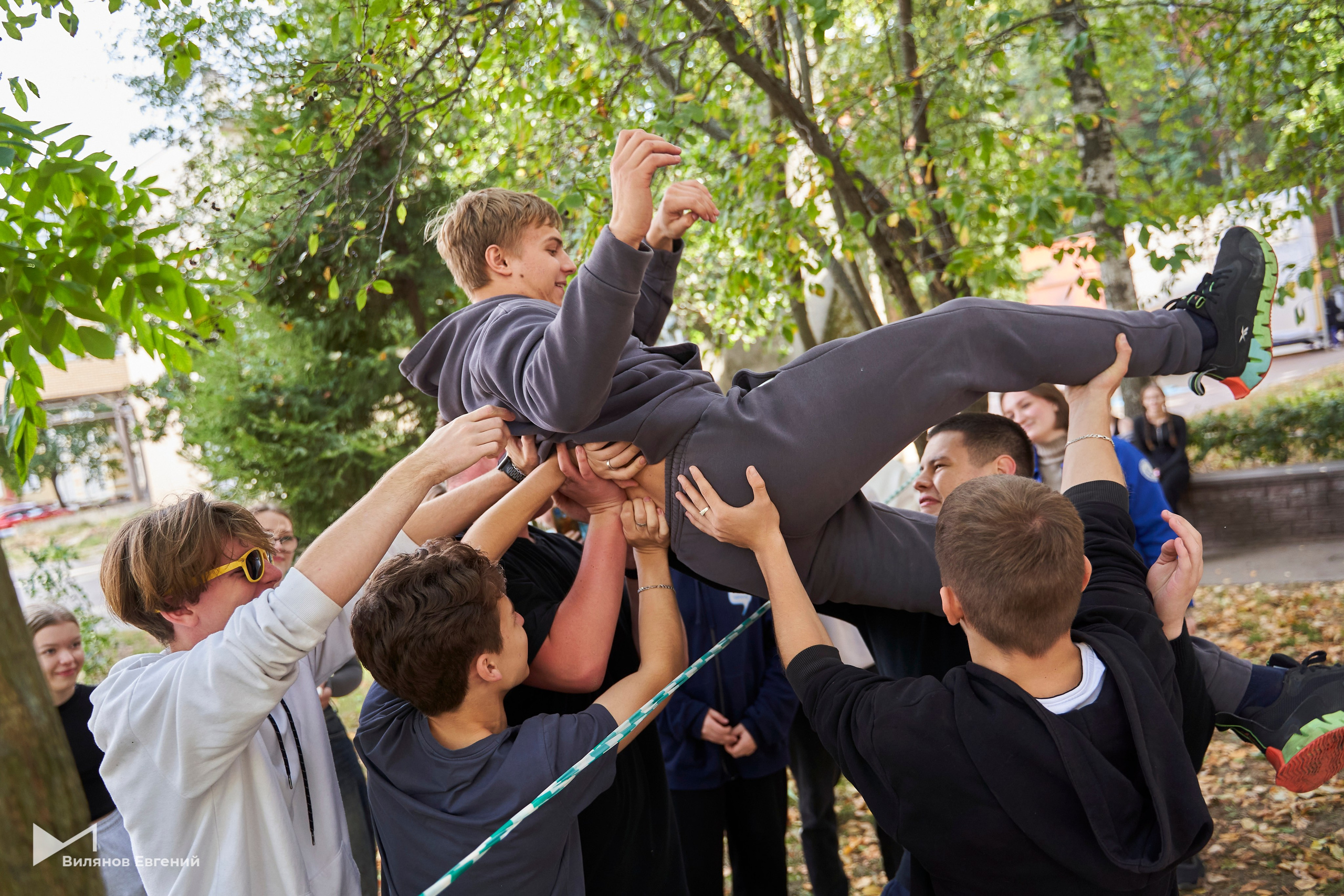 Мероприятие «Веревка» для первокурсников ННГАСУ. Репортажный фотограф Вилянов Евгений. Нижний Новгород