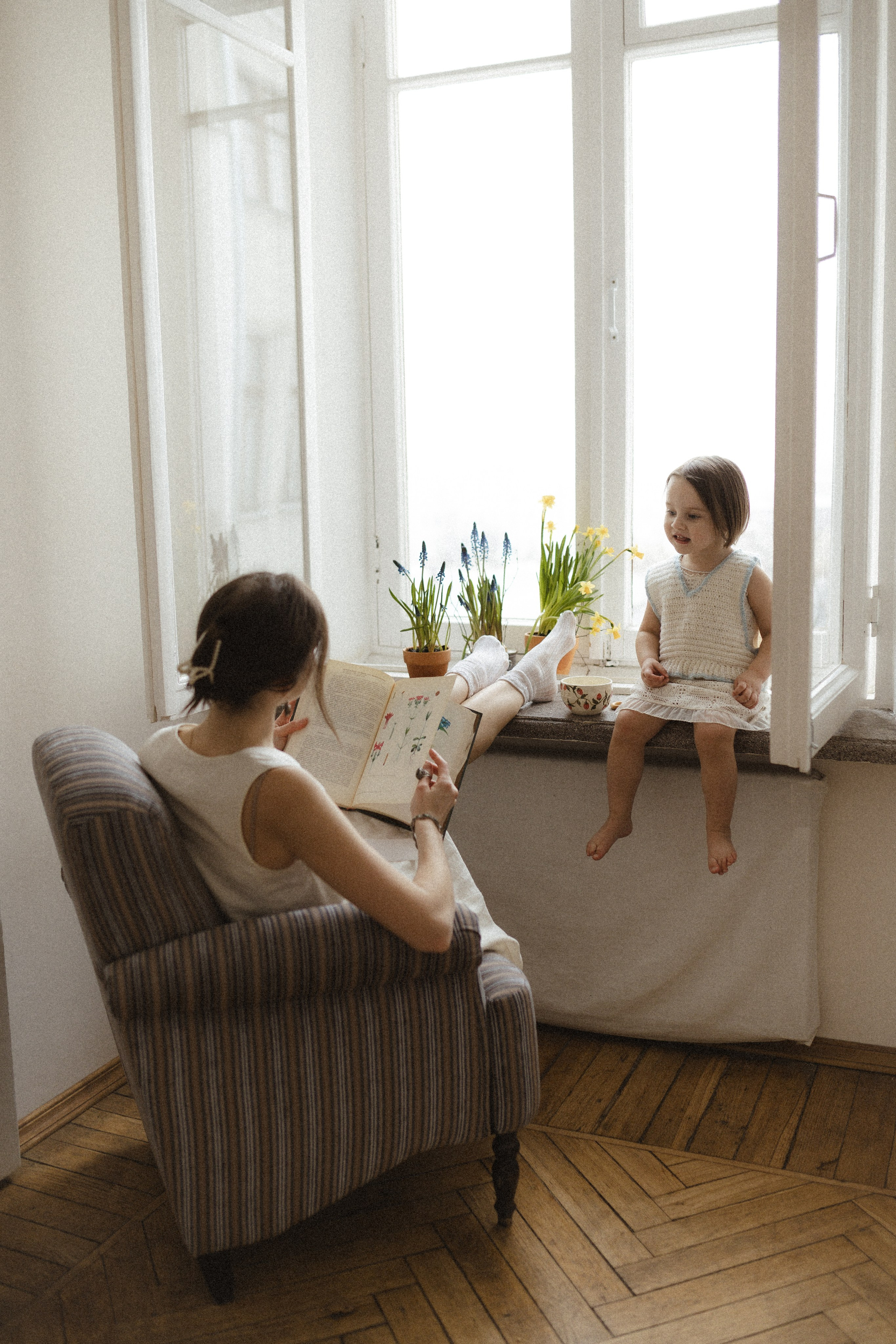 Девочки в цветах. Семейный фотограф в Москве Алина Савченко