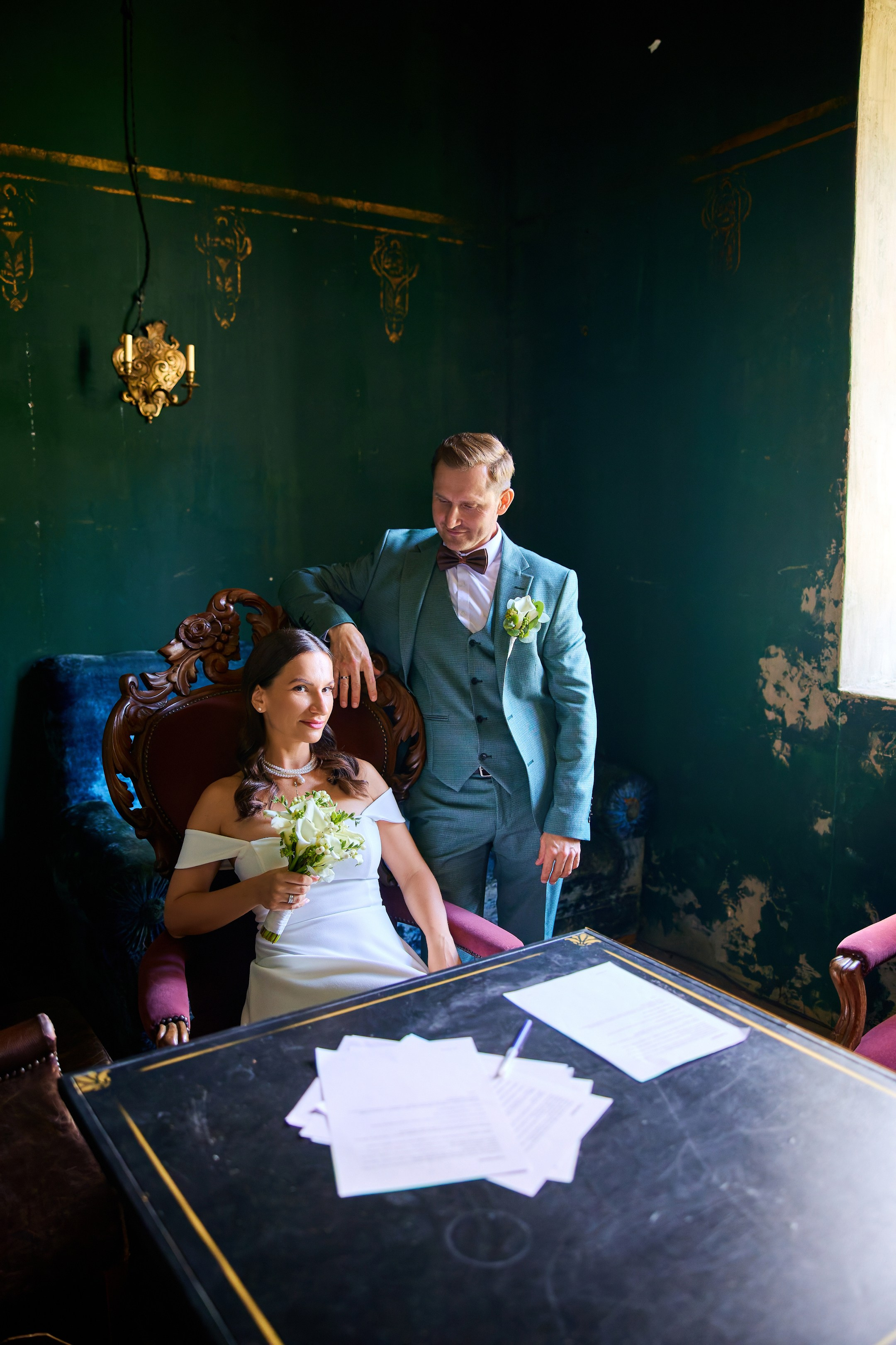 Свадебная фотосессия в Кинопарке Москино. Свадебный фотограф Сергей Колбинский