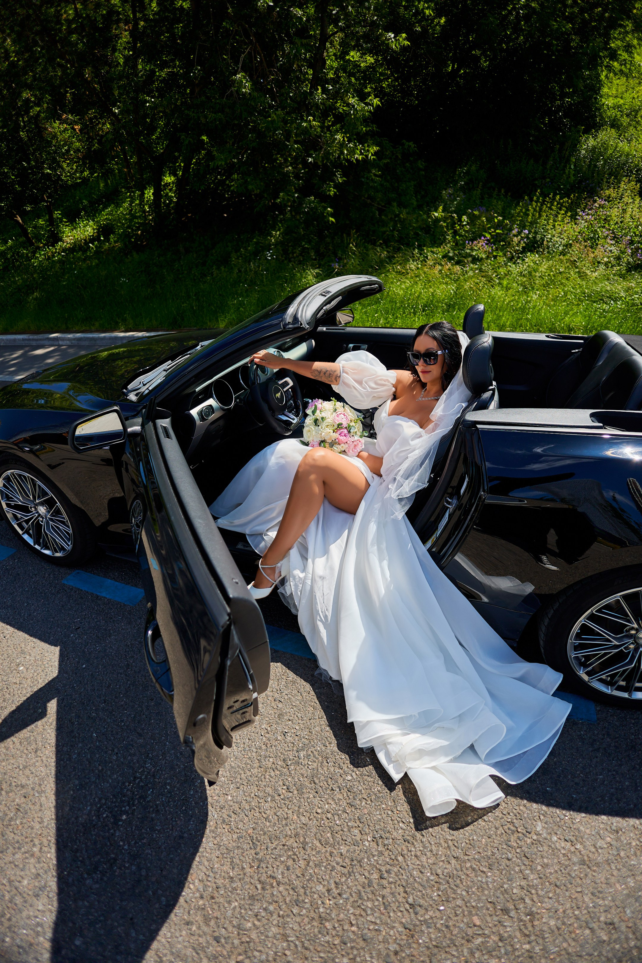 Свадебная фотосессия в Москва-Сити. Свадебный фотограф Сергей Колбинский