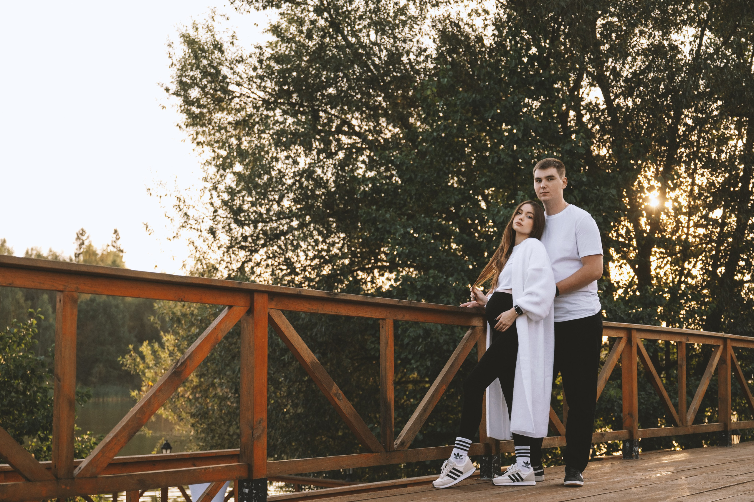 Фотосессия на закате в Гребнево. Свадебный и семейный фотограф Виктория Носачёва. Щелково, Москва и МО