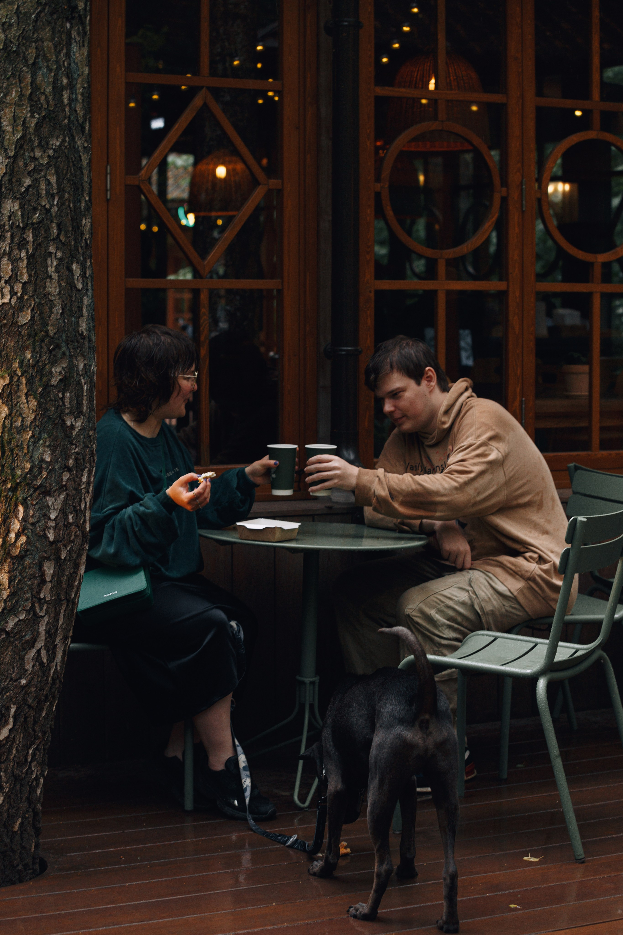 Рэкс, Лена и Вова в Мещерском. Фотограф анималист Кристина Карпова, Москва