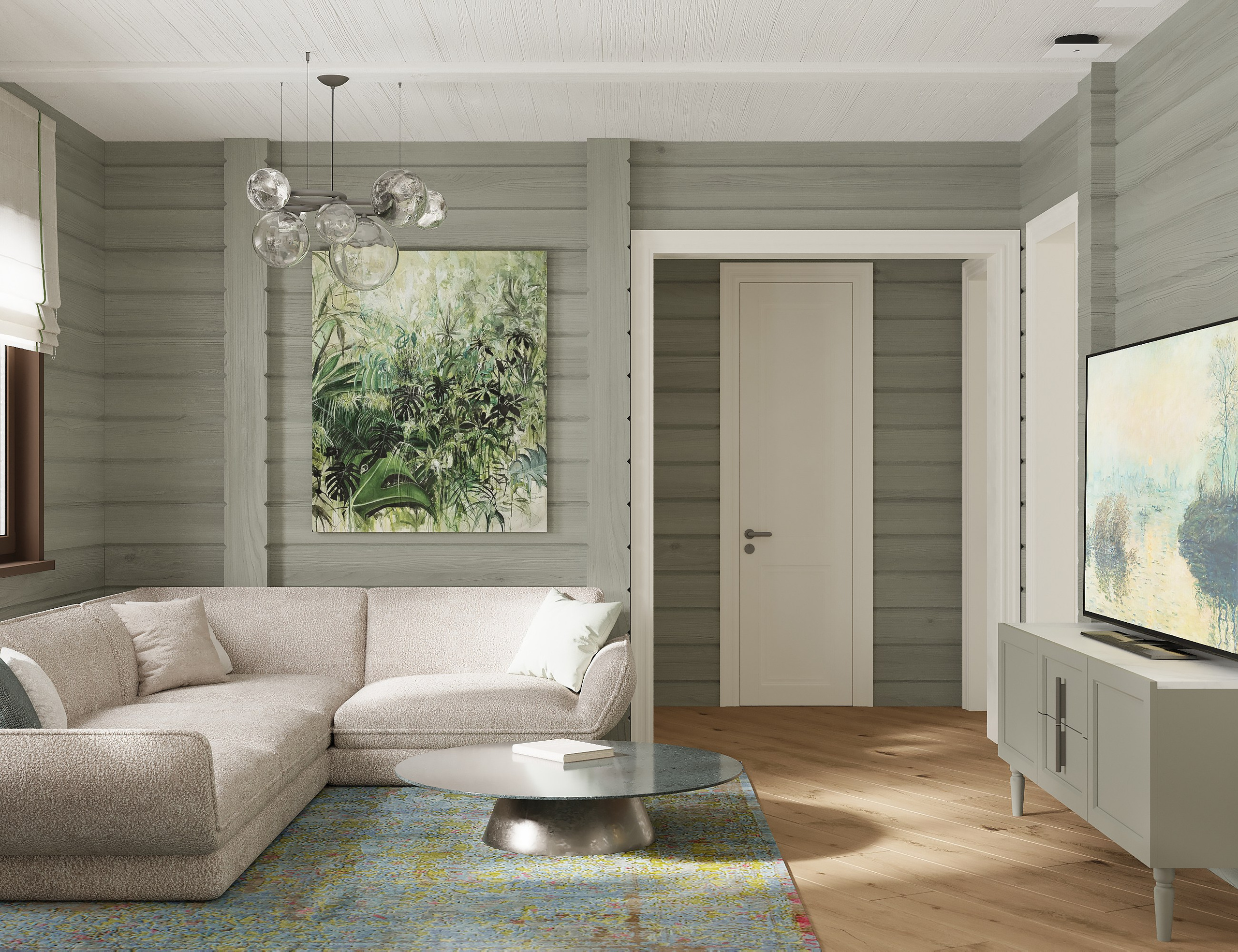 Кухня — гостиная. 3D-дизайнер Кристина Пуляевская