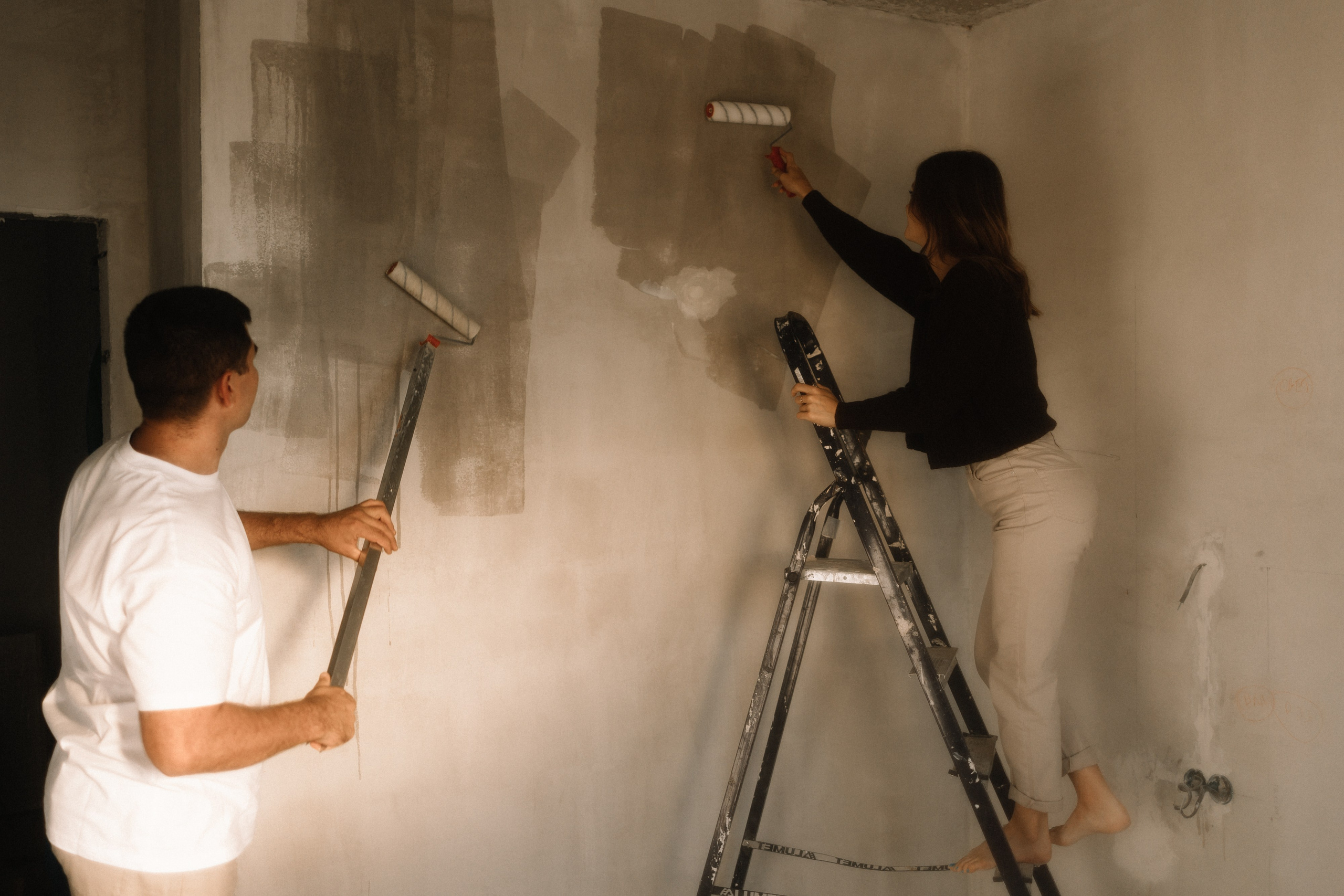 Лёша и Линда. Ремонт. Семейный фотограф в Краснодаре Храмова Анна