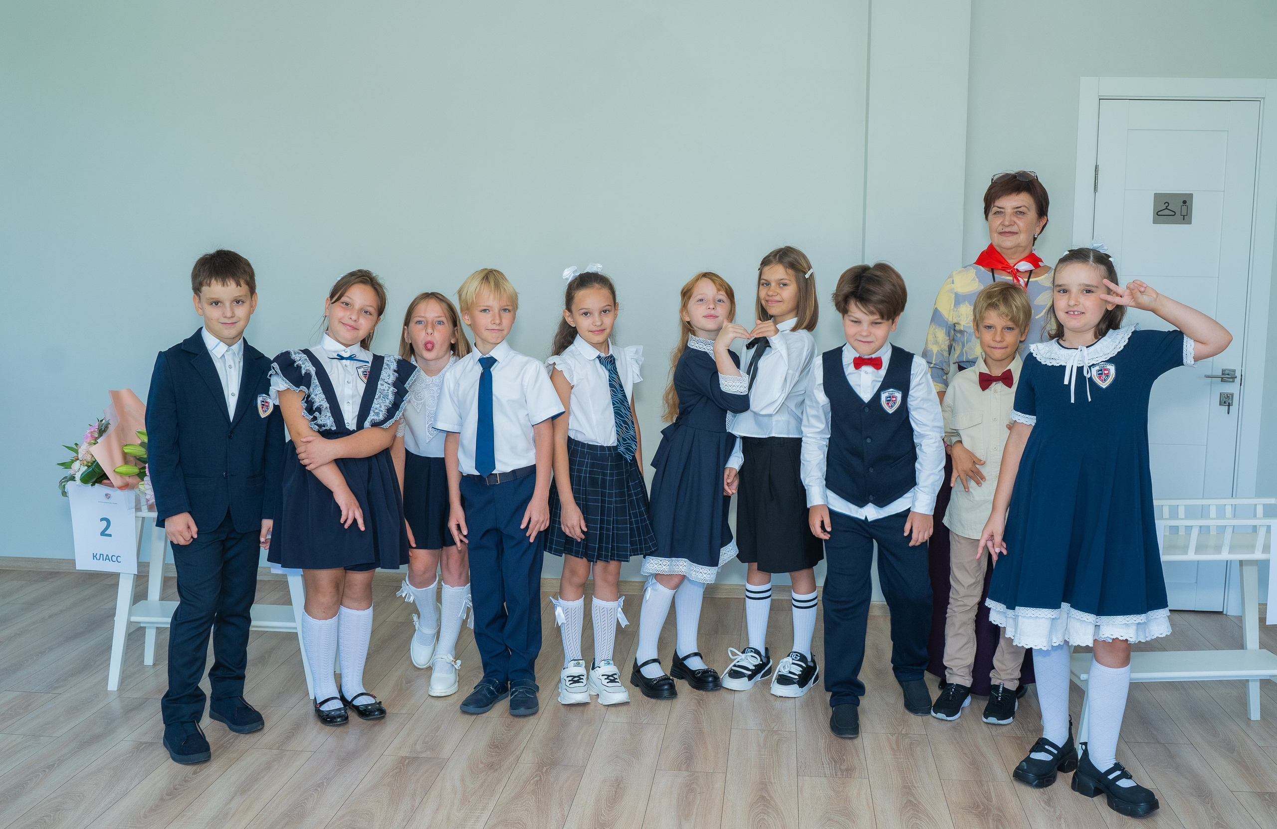 1 сентября в частной школе