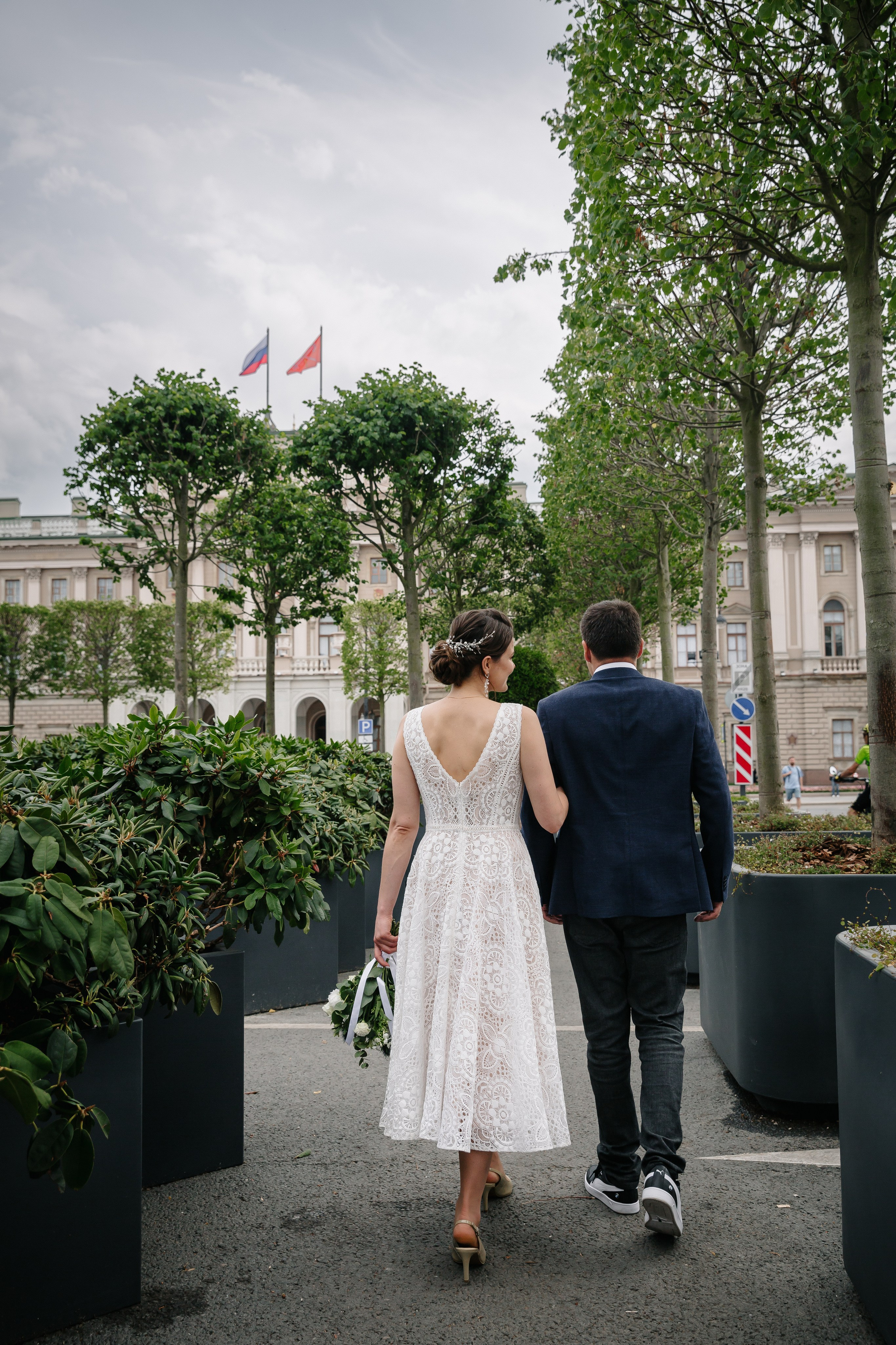 ДВОРЕЦ № 1 | Июль, Исаакиевская площадь. Свадебный фотограф в Санкт-Петербурге Полина Корзухина