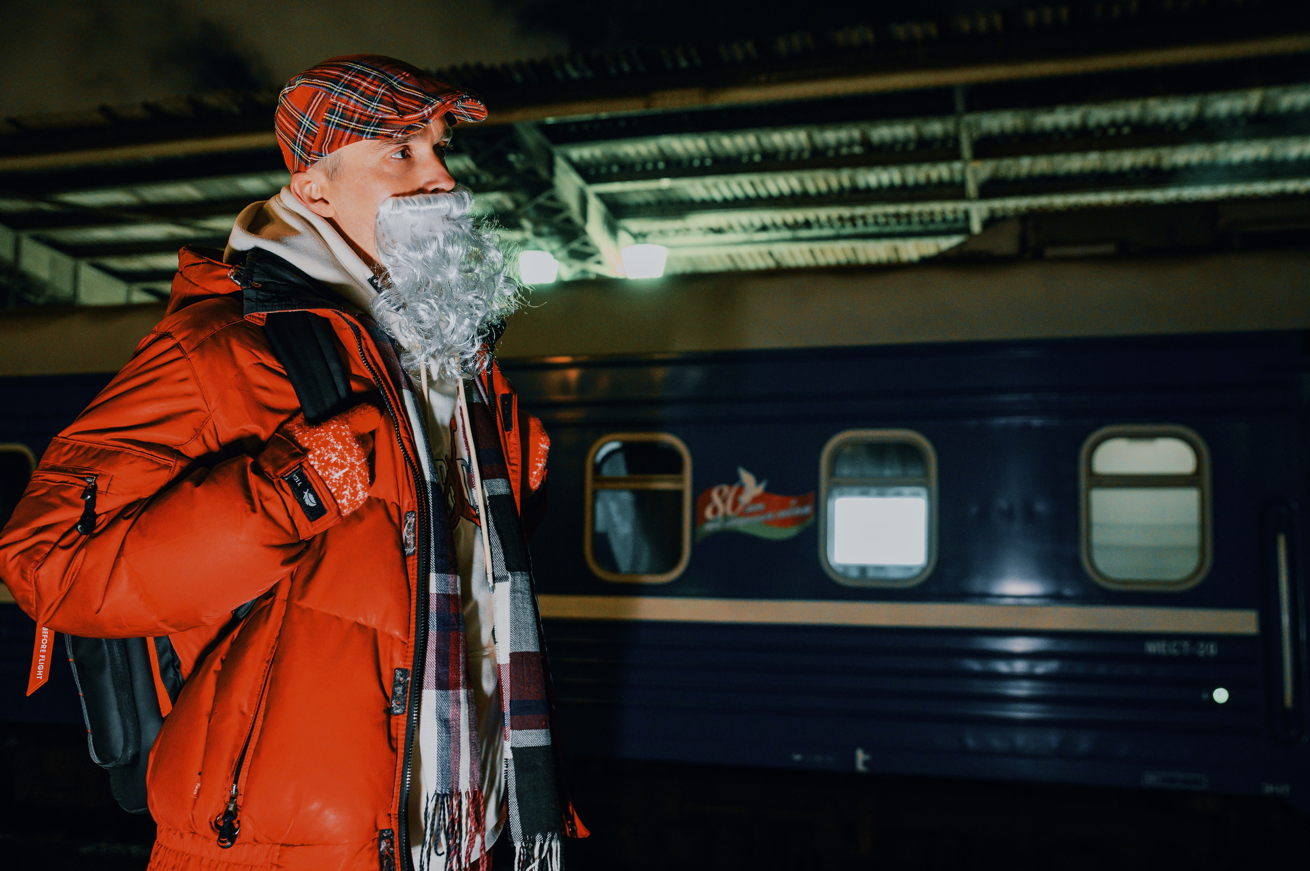 Дед Мороз на стиле. Профессиональный фотограф в Санкт-Петербурге