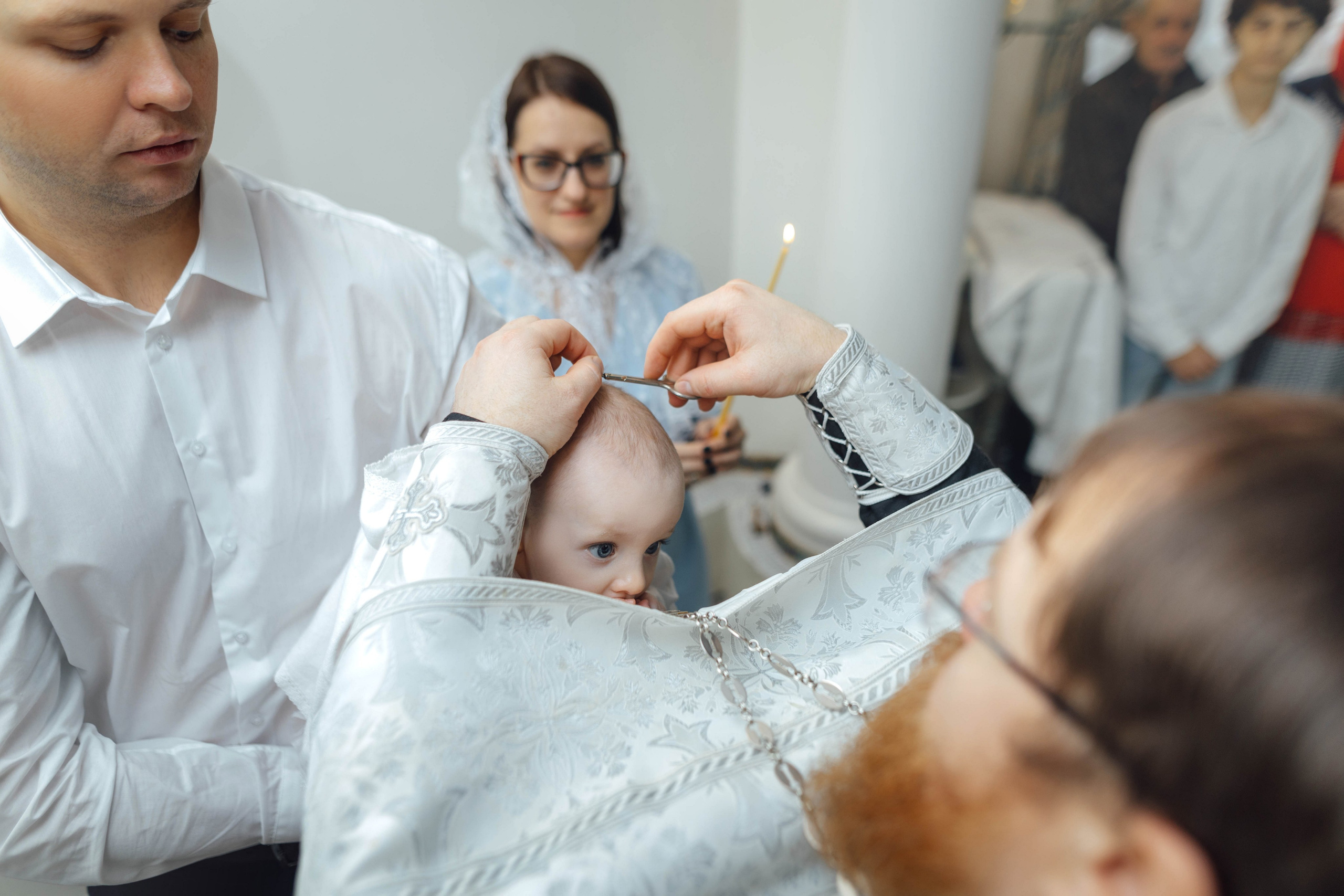 Крещение Матвея, храм Святой Троицы, декабрь 2025