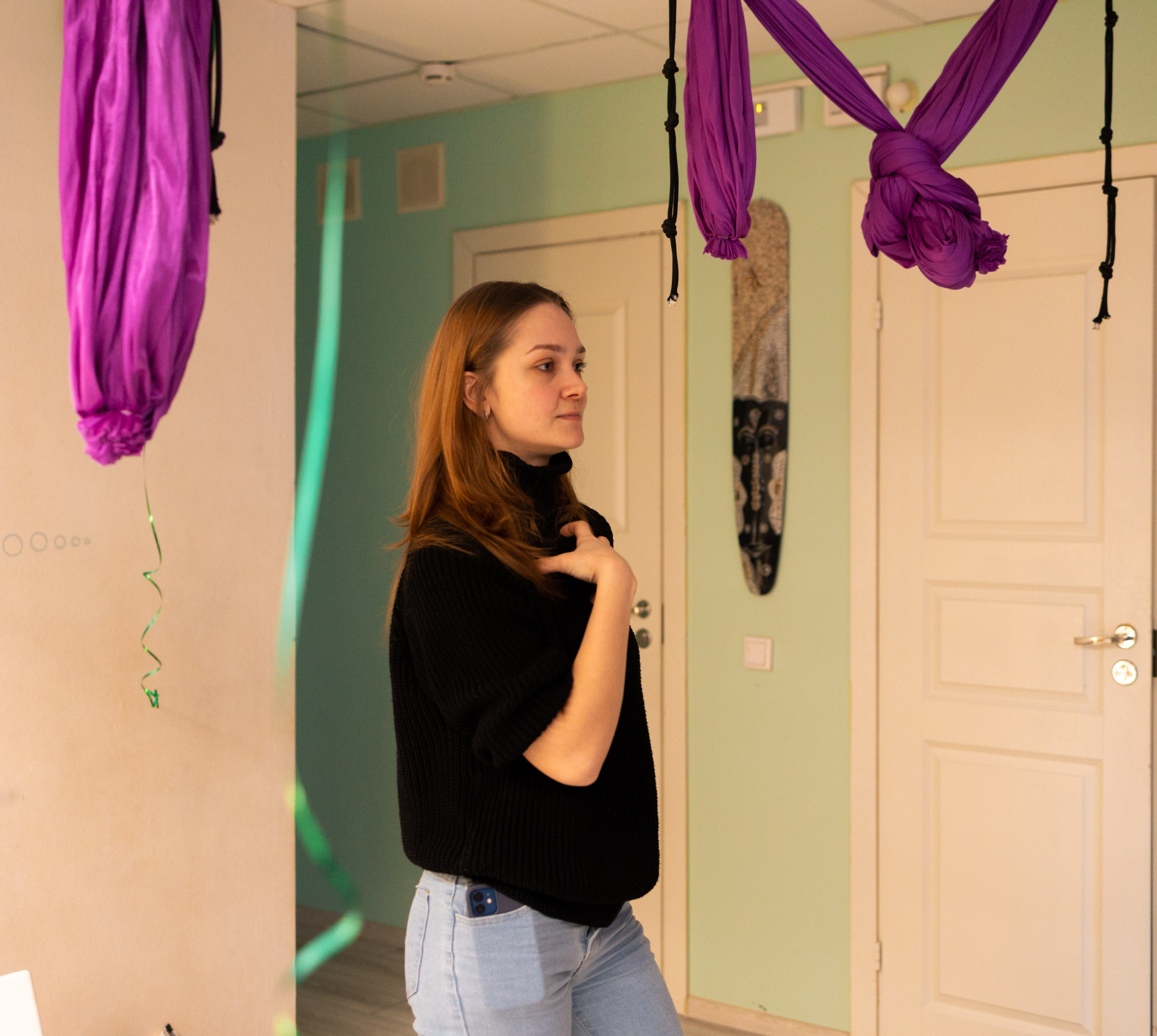 Мастер-класс в йога студии. Портретный фотограф в Санкт-Петербурге