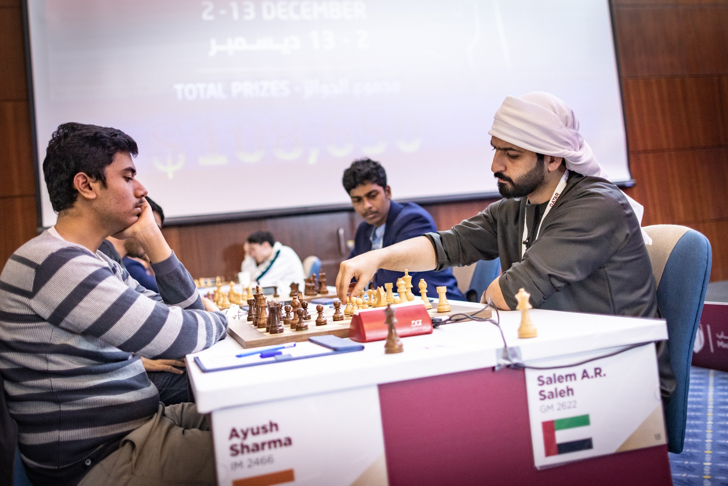 2024.12.05 Qatar Masters Open 2024 — Round3. Фотограф Анна Штурман (репортажная съёмка любых событий и мероприятий) Anna Shtourman photographer