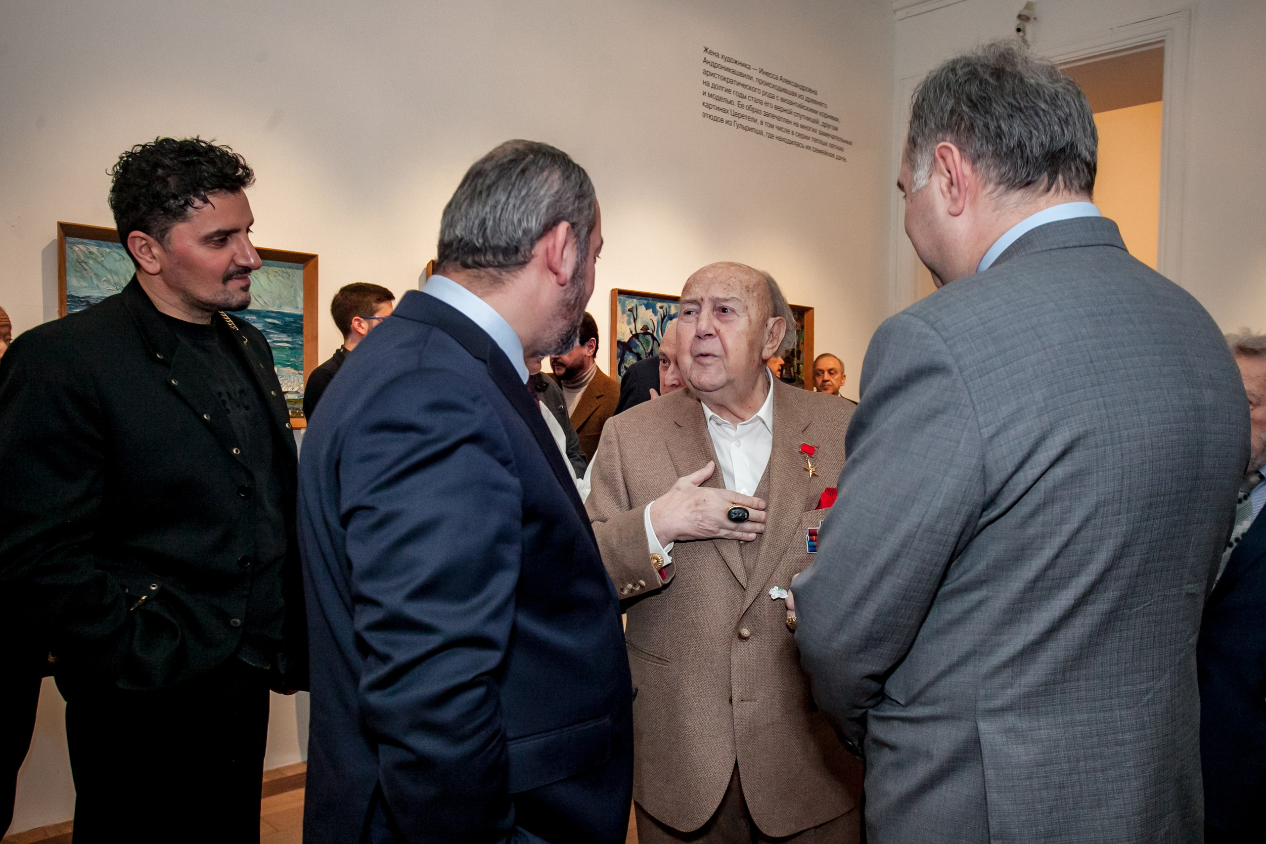 Открытие выставки Зураба Церетели. Art photographer Nino