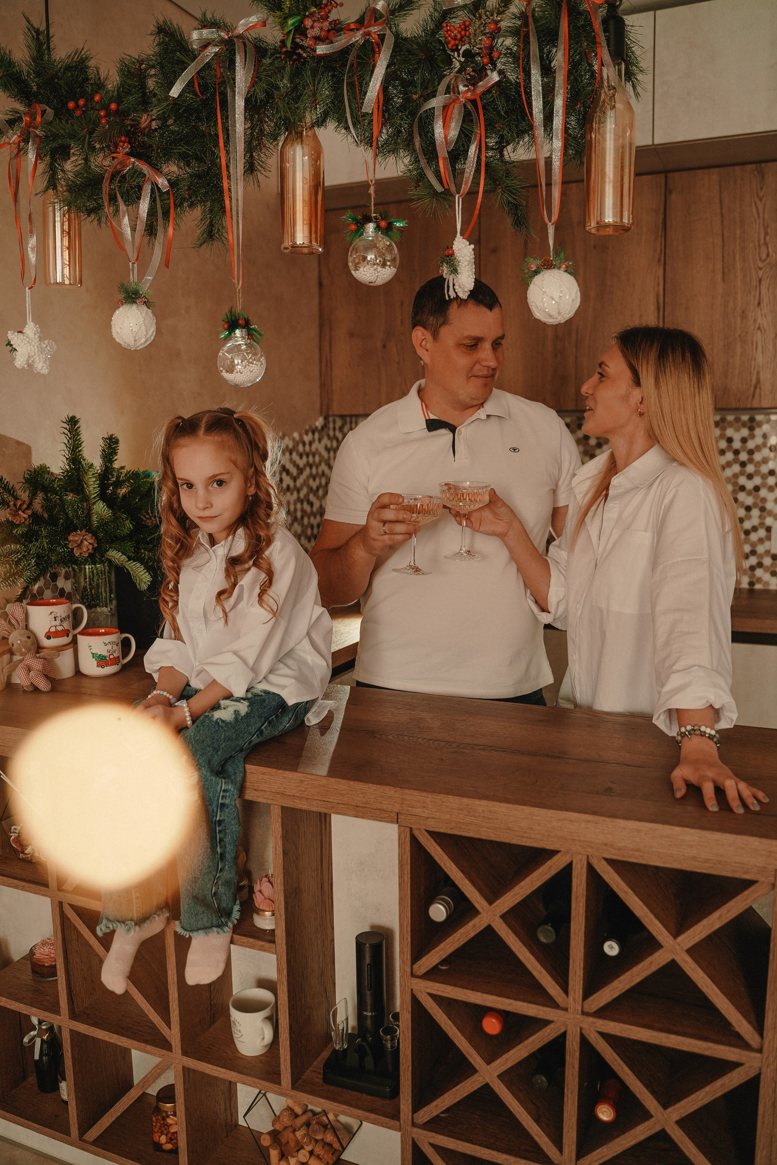 Домашняя Новогодняя фотосессия. Семейный и женский фотограф в Краснодаре Анастасия Приймак