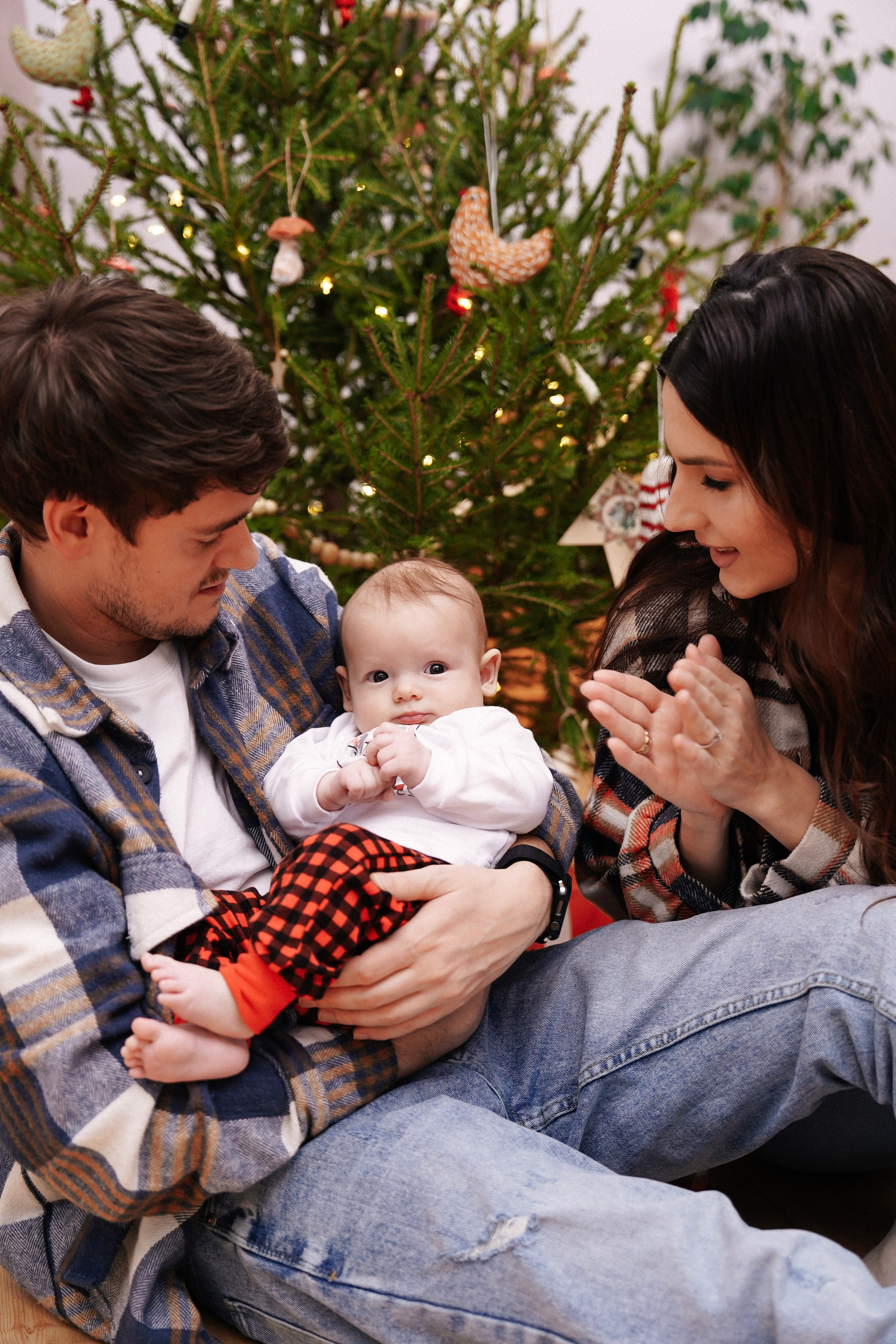 Семейная новогодняя съёмка. Фотограф с психологическим образованием