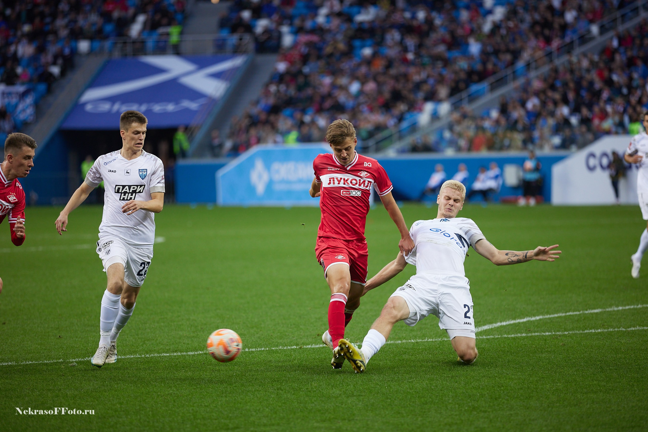 РПЛ ФК Пари НН- ФК Спартак. Спортивный фотограф Некрасов Денис