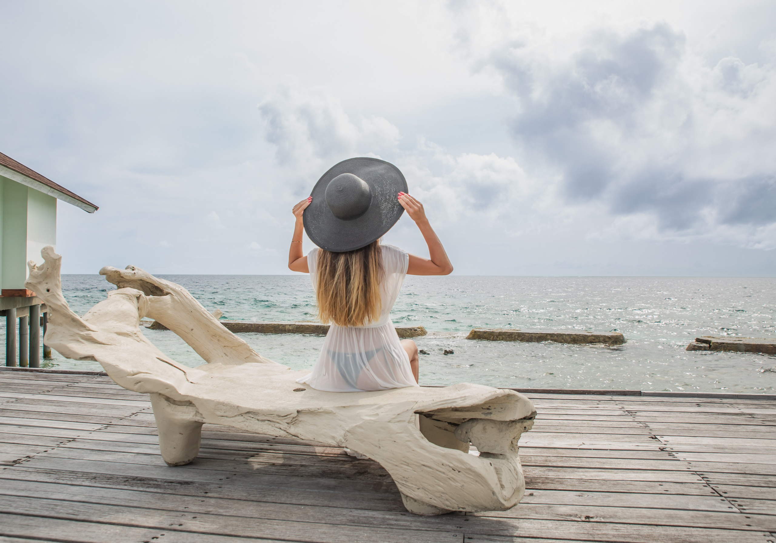 Portrait. Photographer in Maldives