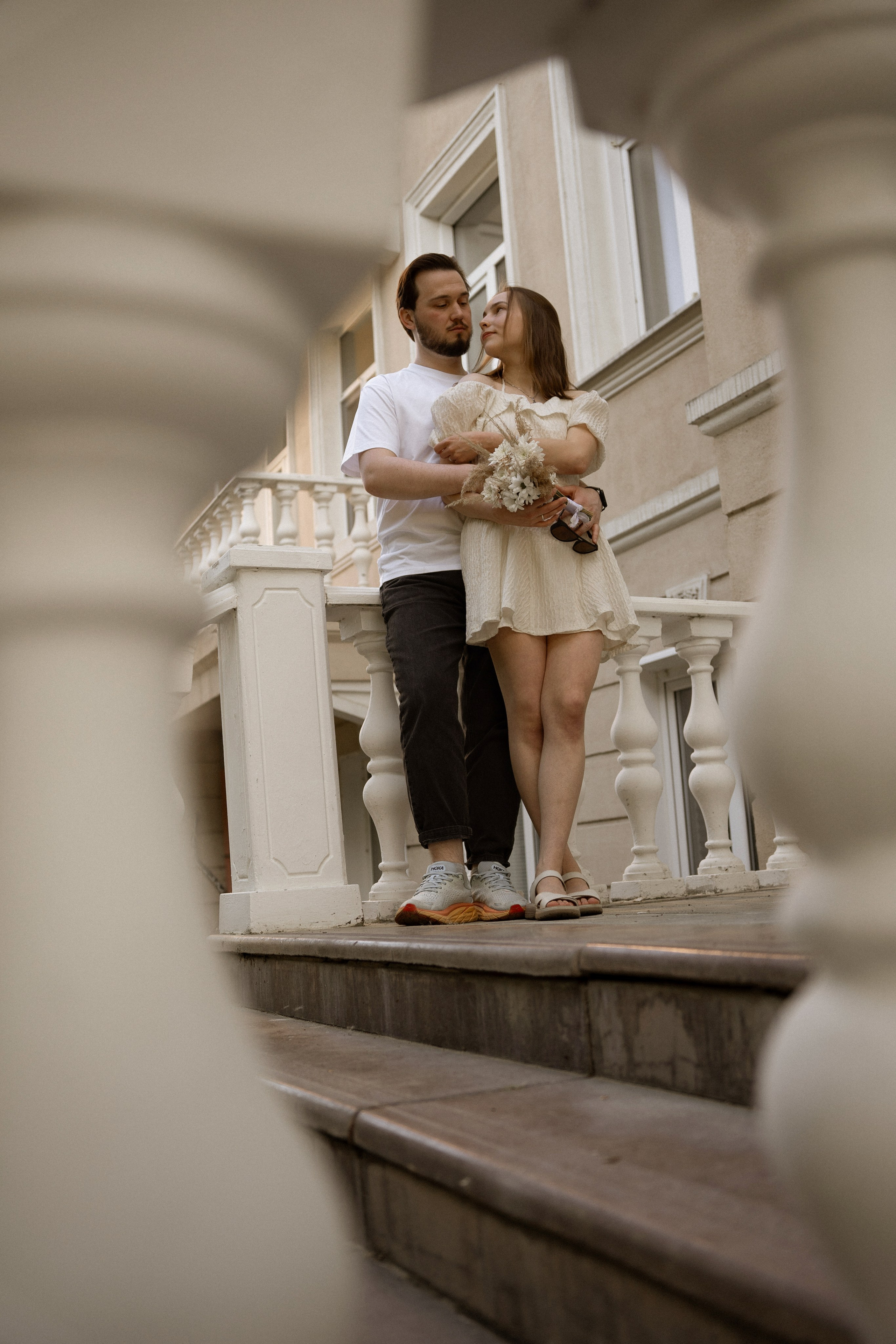 Прогулочная фотосессия после росписи