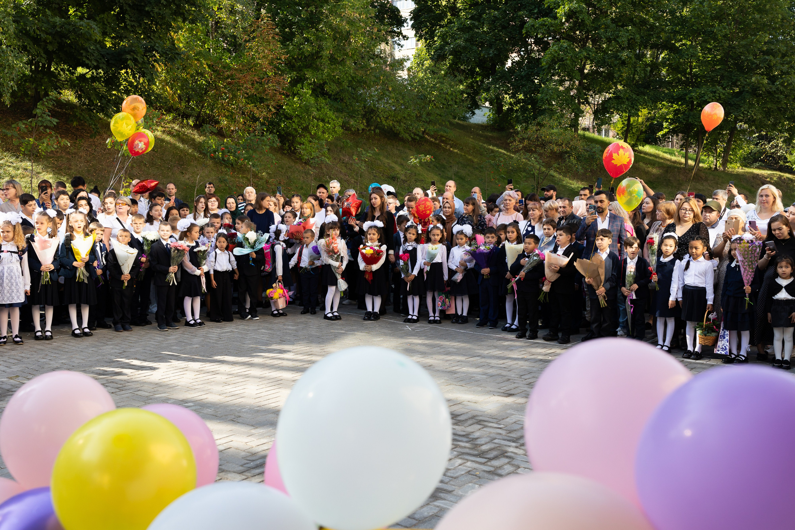 Линейка 1 сентября. Профессиональный Фотограф в Москве Андрей Славнов