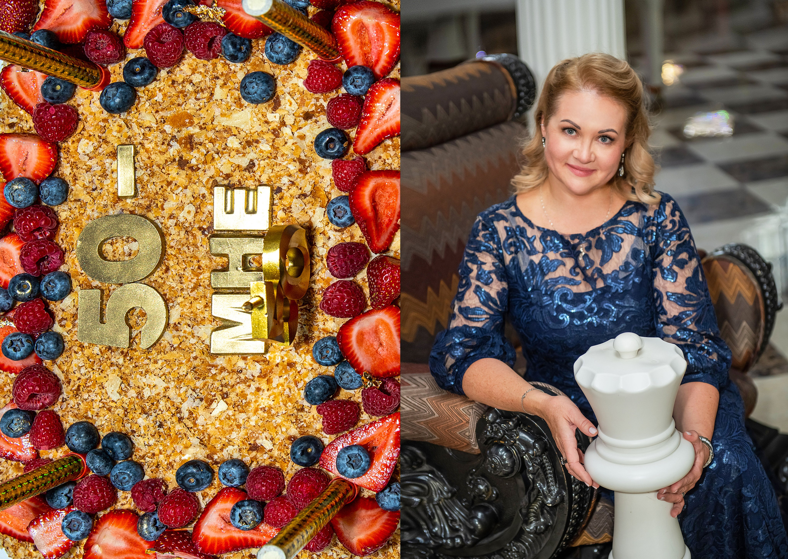 Альбом Юбилей Елены, 21×30см. 5разв, 10страниц, листы гибкие, плотные. Свадебный и портретный фотограф в Москве Галина Борисова