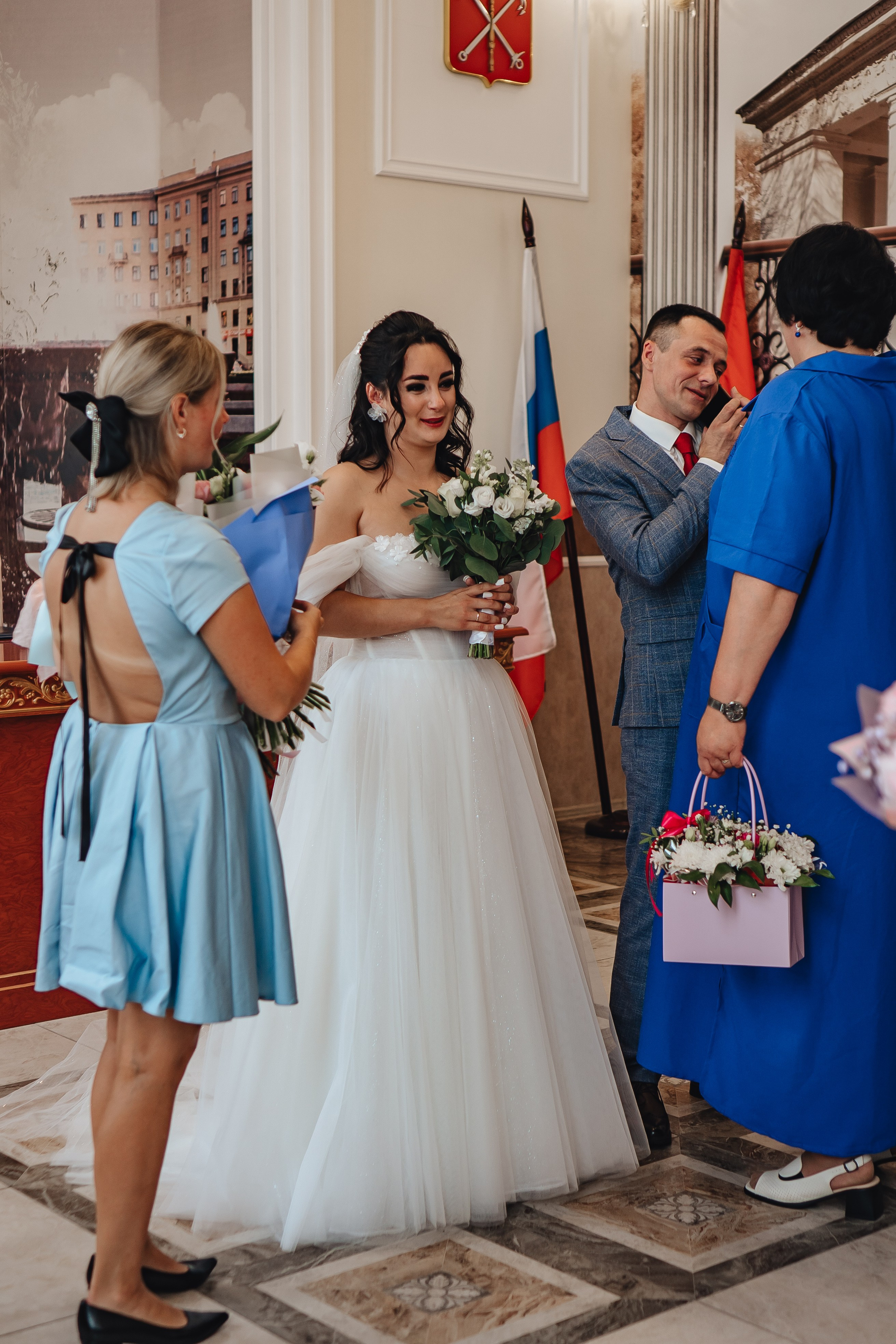 СВАДЕБНАЯ СЬЕМКА В ЗАГСЕ НА МОСКОВСКОМ ПРОСПЕКТЕ. Профессиональный фотограф, Санкт-Петербург — Виктория Богомолова