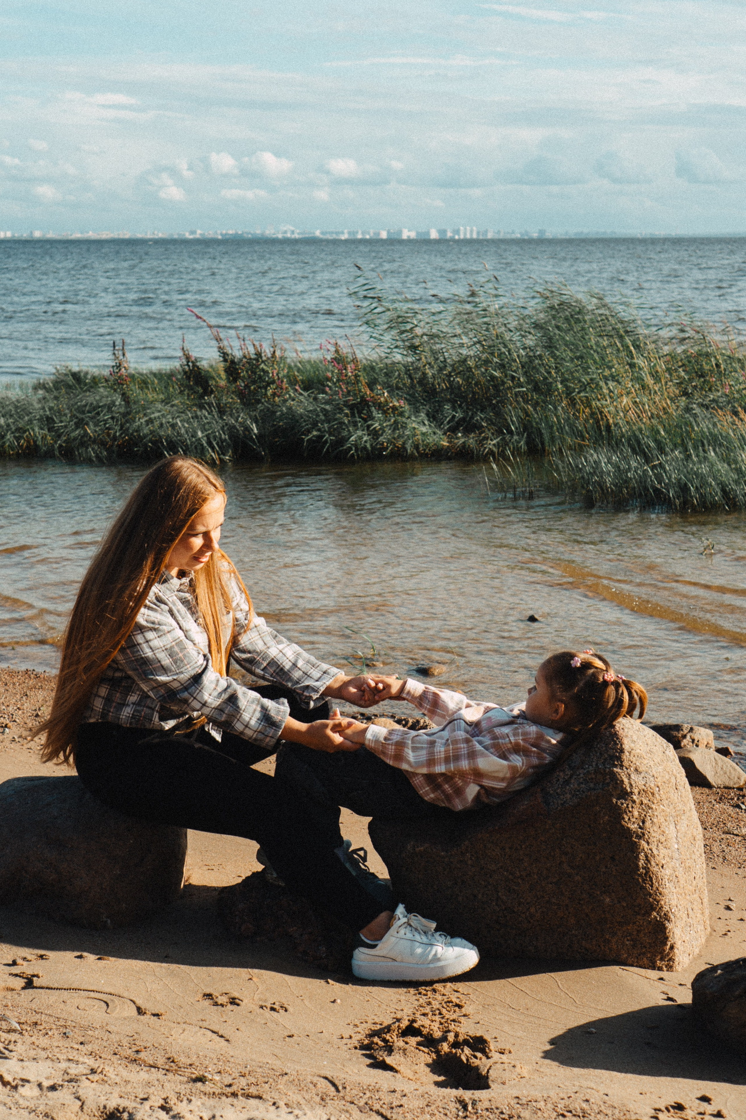 МАМА И ДОЧКА НА ФИНСКОМ ЗАЛИВЕ. Профессиональный фотограф, Санкт-Петербург — Виктория Богомолова