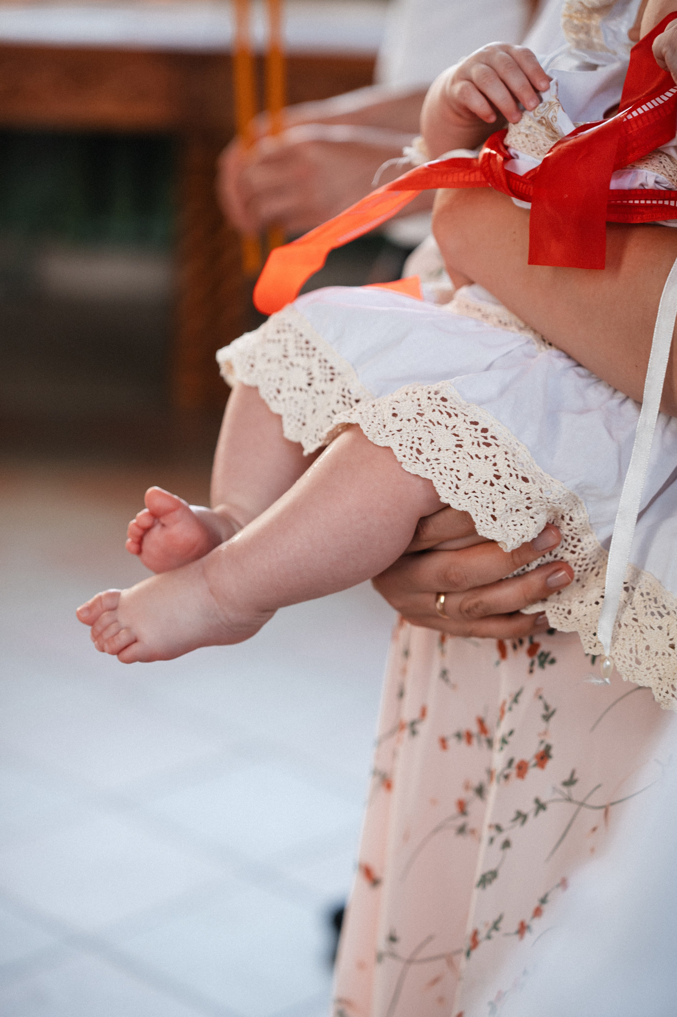 Таинство Крещения Дарьи (Храм Преполовения Пятидесятницы). Фотограф Ярута Оксана / Ростов-на-Дону