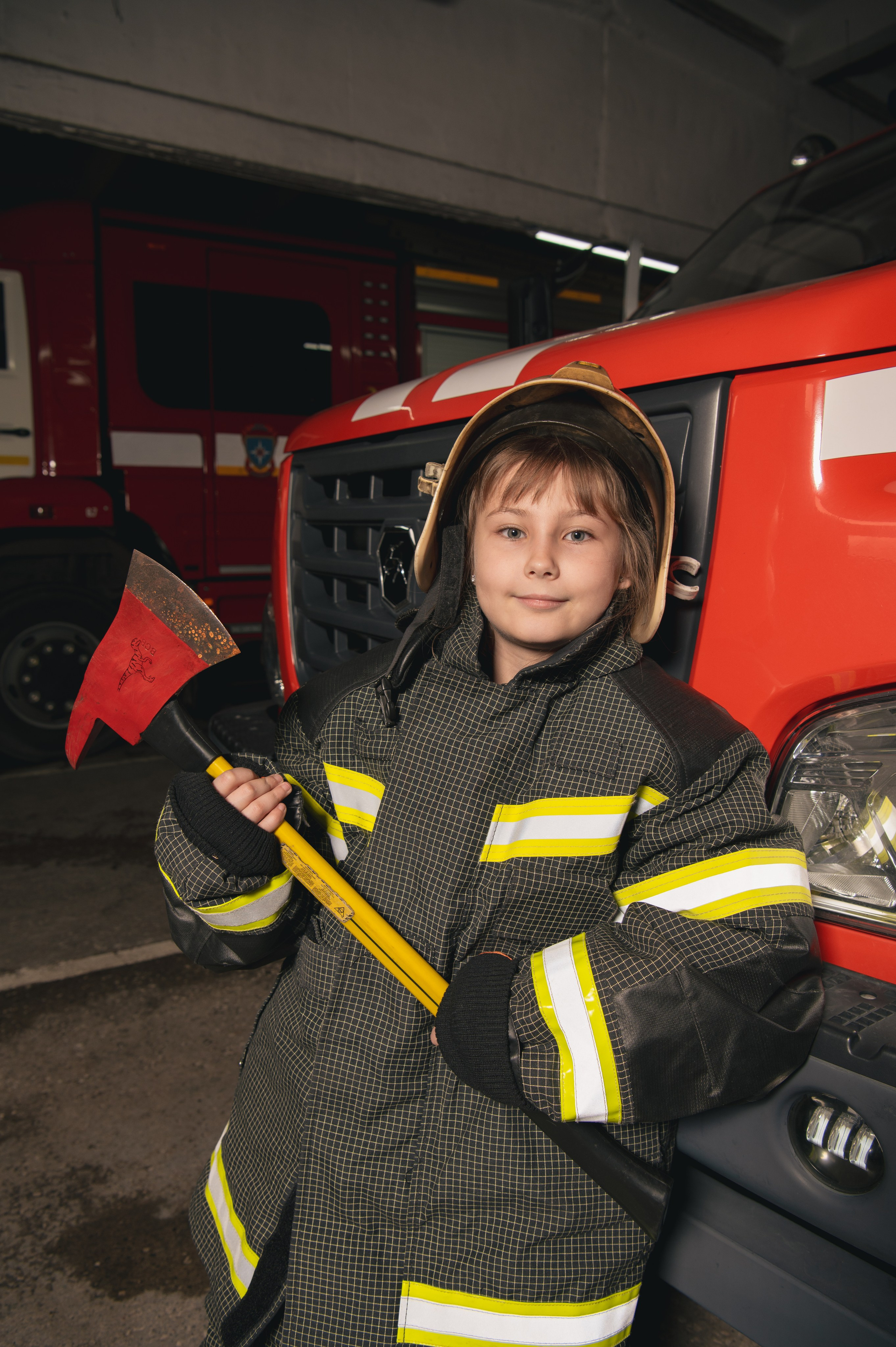 Дети пожарные. Детский фотограф в Новокузнецке Николай Чекалин