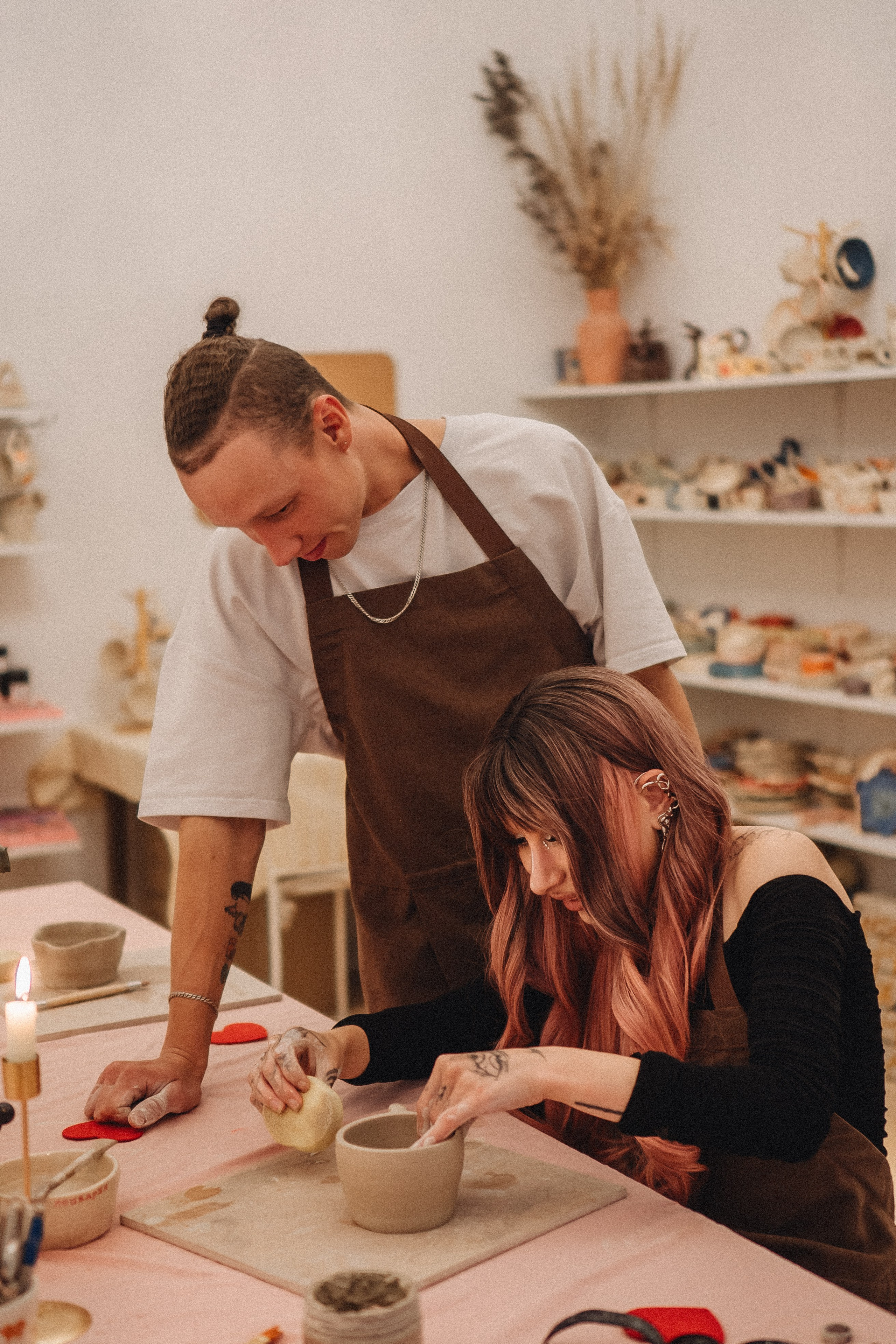 СВИДАНИЕ В ГОНЧАРНОЙ МАСТЕРСКОЙ. Профессиональный фотограф, Санкт-Петербург — Виктория Богомолова