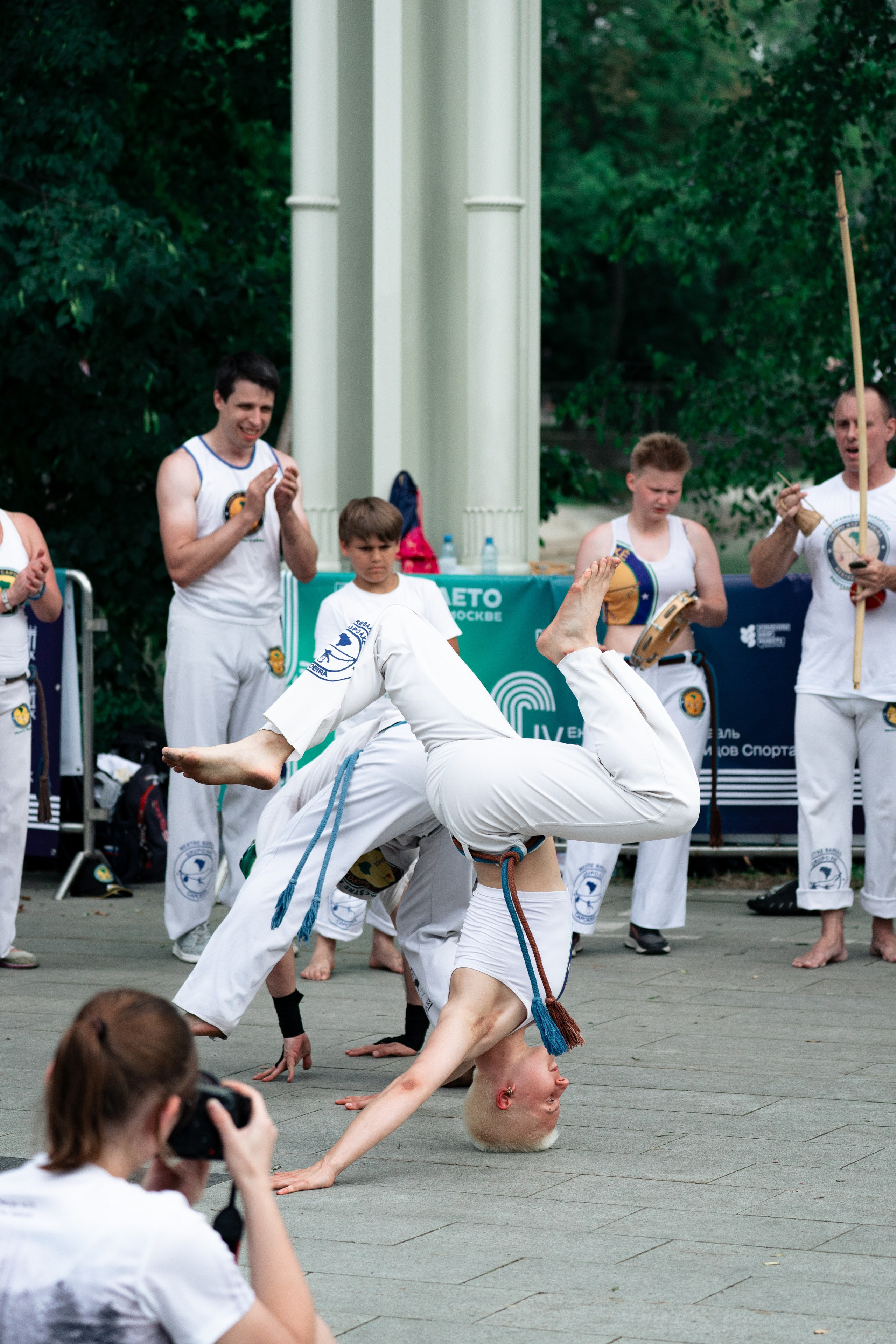 Открытый класс AXE Capoeira на фестивале неолимписких видов спорта на ВДНХ 2025 г:. Фотограф в Москве Ткаченко Владимир