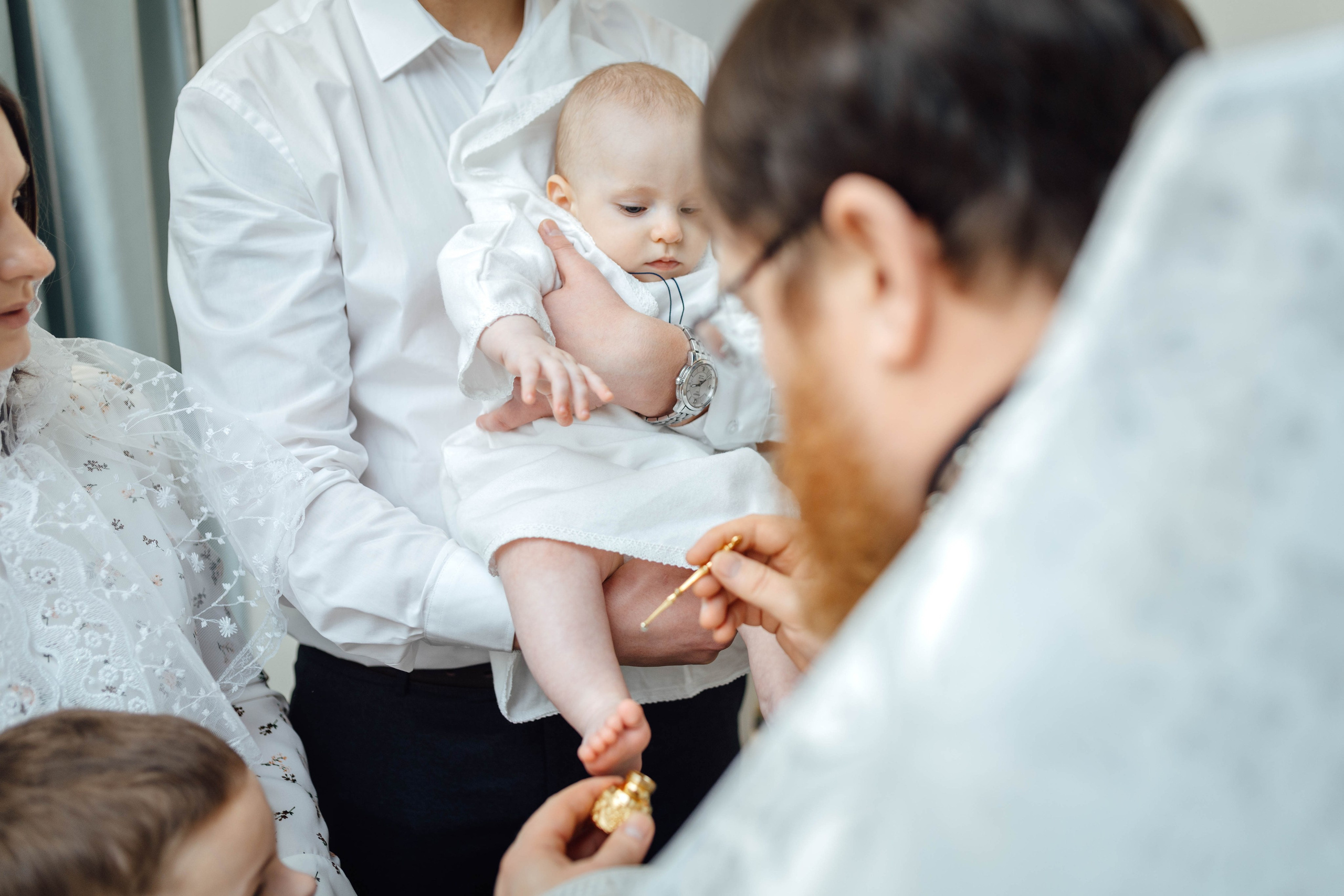 Крещение Матвея, храм Святой Троицы, декабрь 2025