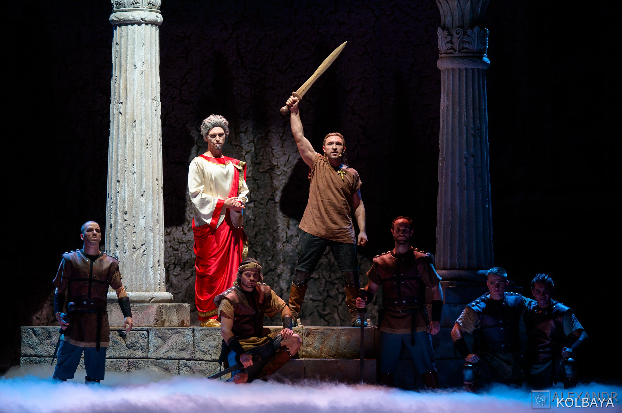Фоторепортаж со спектакля Гладиатор в Театре Терезы Дуровой. Концертный и театральный репортажный фотограф в Москве Александр Колбая