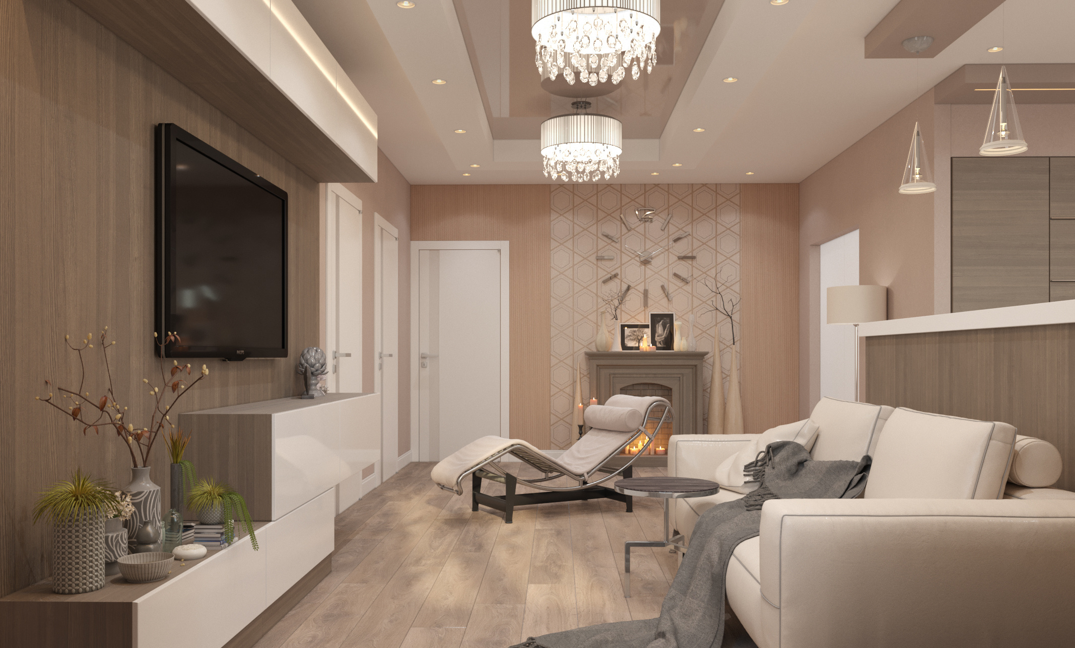 Кухни-гостинные. Батракова Наталья дизайнер интерьеров Санкт-Петербург Москва Архангель