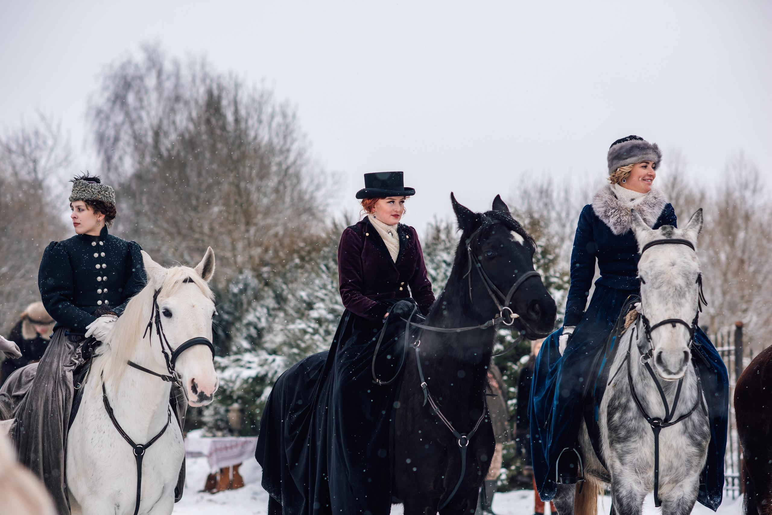 Зимняя парфорсная охота. Фотограф Диана Вальтер