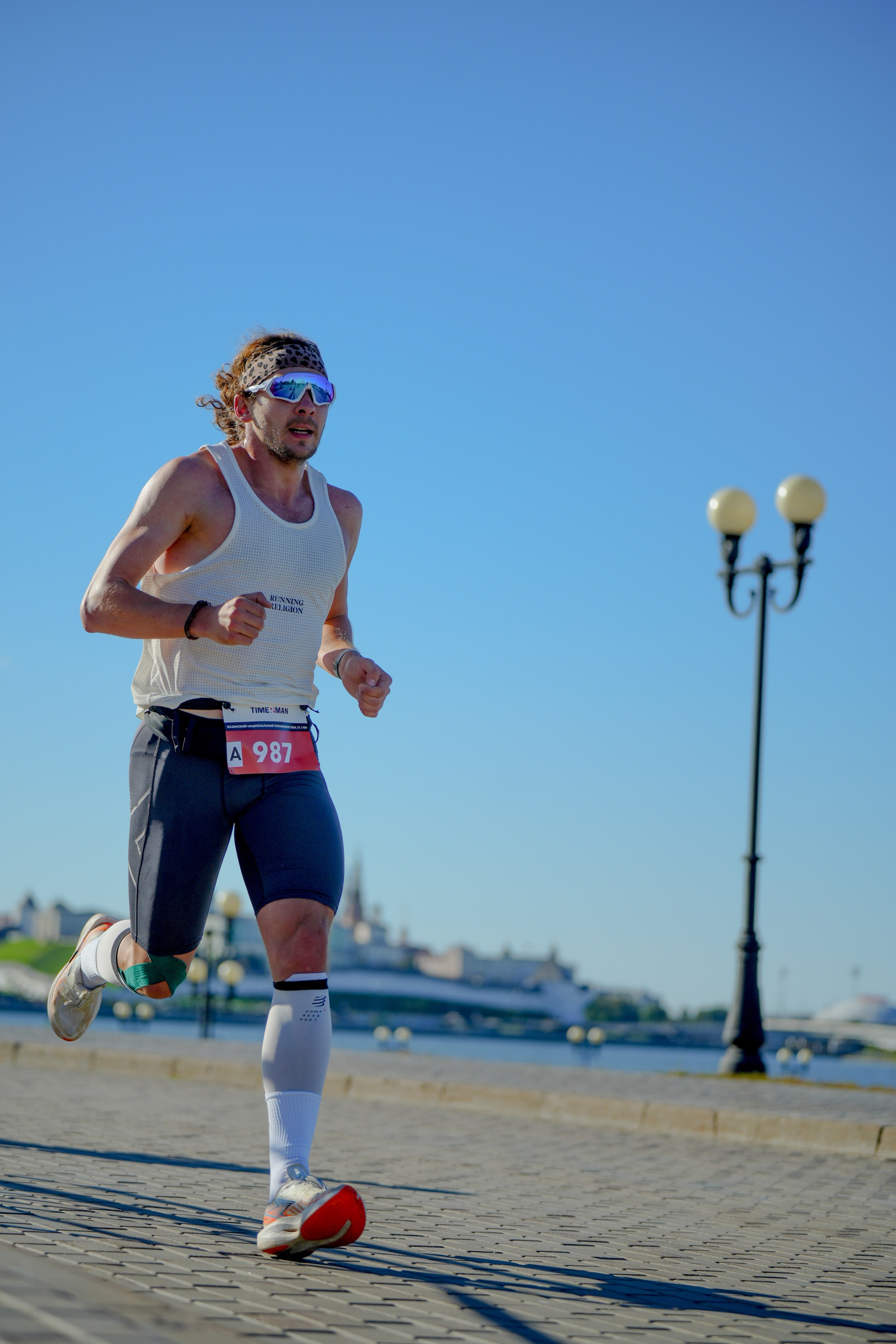 Спортивный репортаж Казанский полумарафон. Фотоким