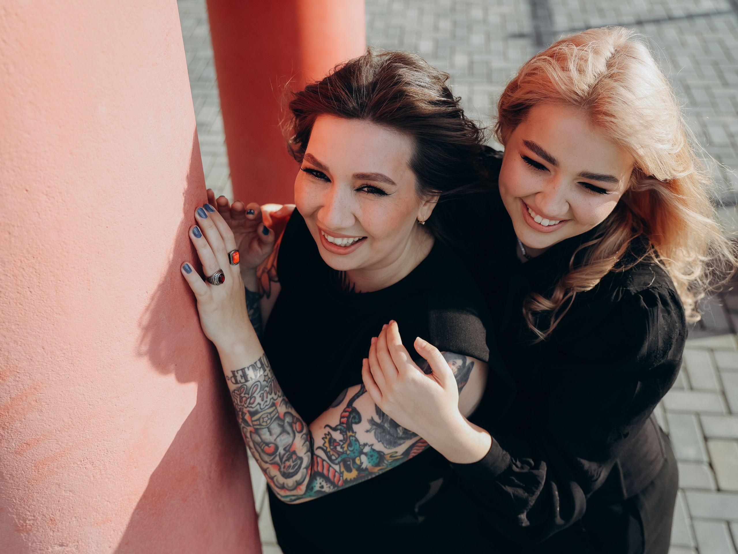 Семья в черном. Мультифотограф Динара Ахмедзянова